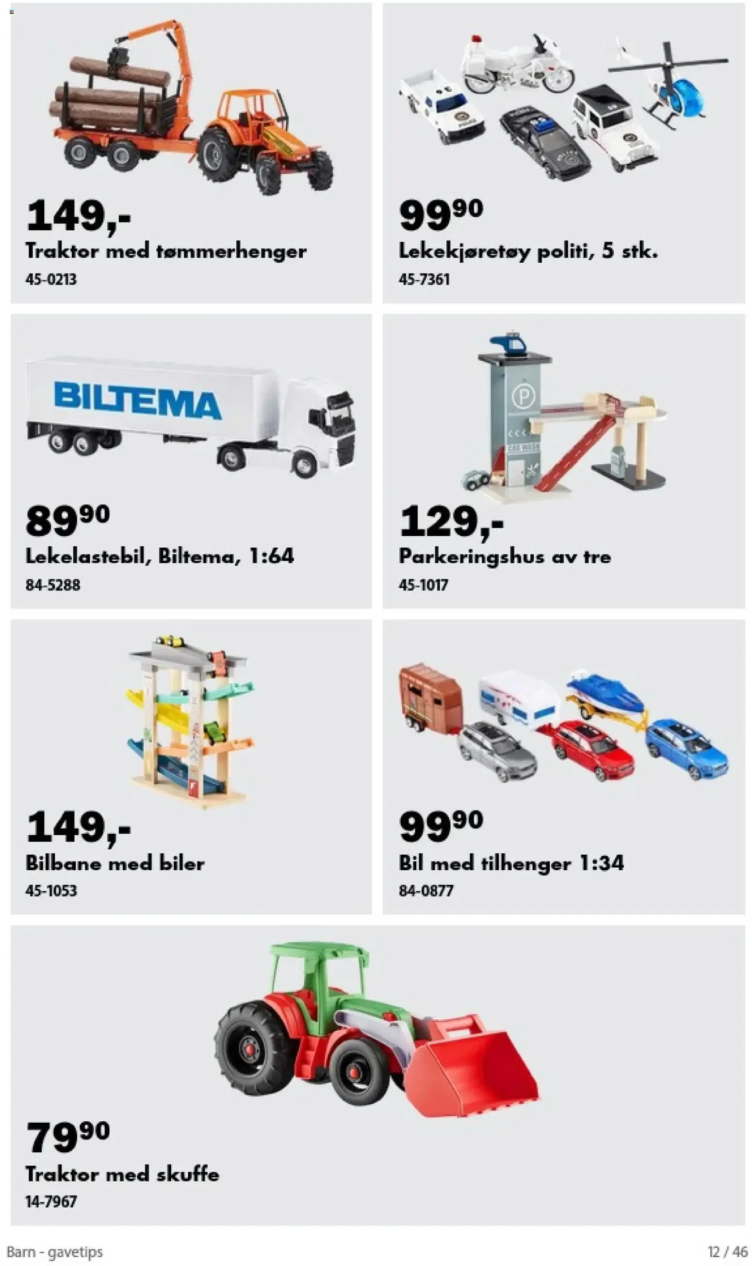 Biltema kundeavis barn gavetips (25/10/2026 - 24/12/2026) - Kundeavis og tilbud fra 25. oktober til 24. desember 2026 - kundeavisside 12
