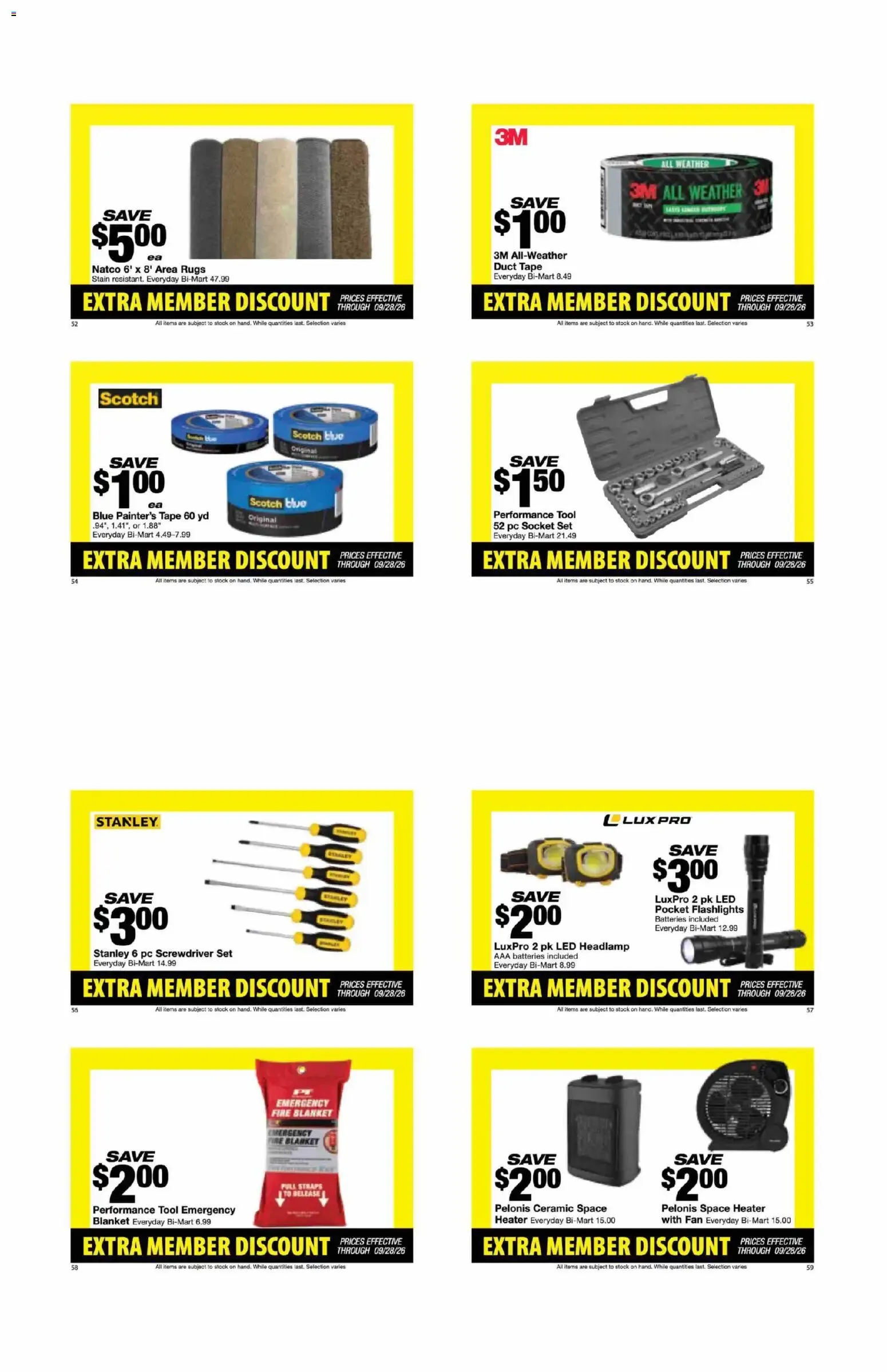 Weekly ad Bi-Mart Weekly Ad from 09/14/2026 - Flyer from September 14 to September 28 2026 - Page 8