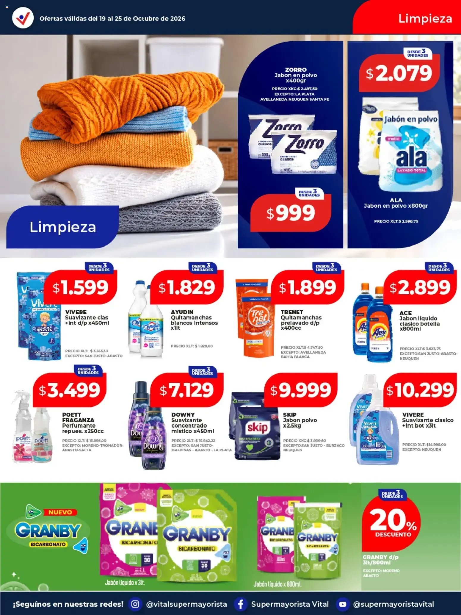 Ofertas de Vital - Ofertas || del 19/10/2026 - 25/10/2026 || Catálogo 19 de octubre al 25 de octubre 2026 - Página 14 del catálogo