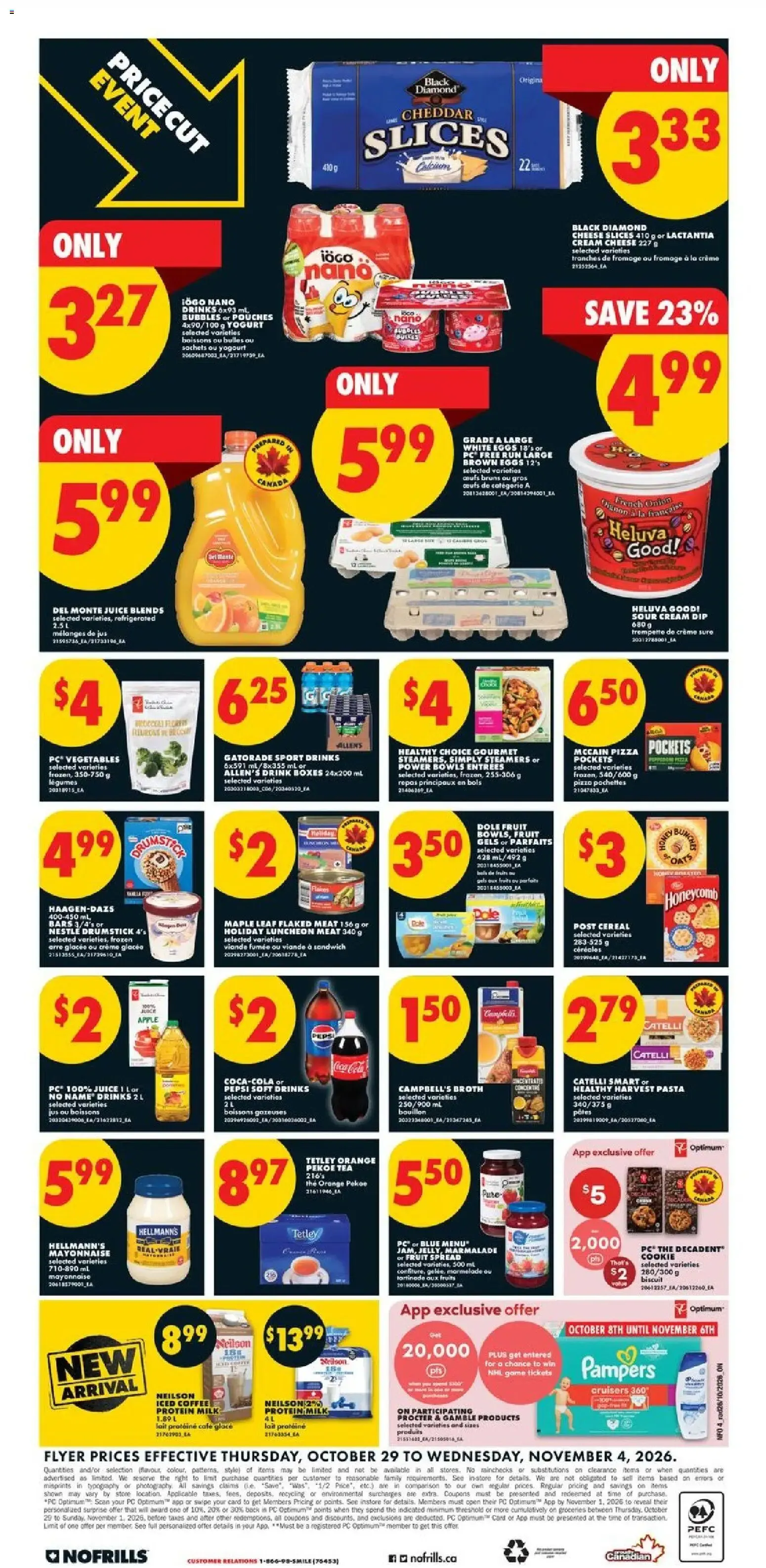 No Frills weekly flyer - ON from Oct 29, 2026 > weekly specials & deals from October 29 to November 4 2026 - flyer page 4