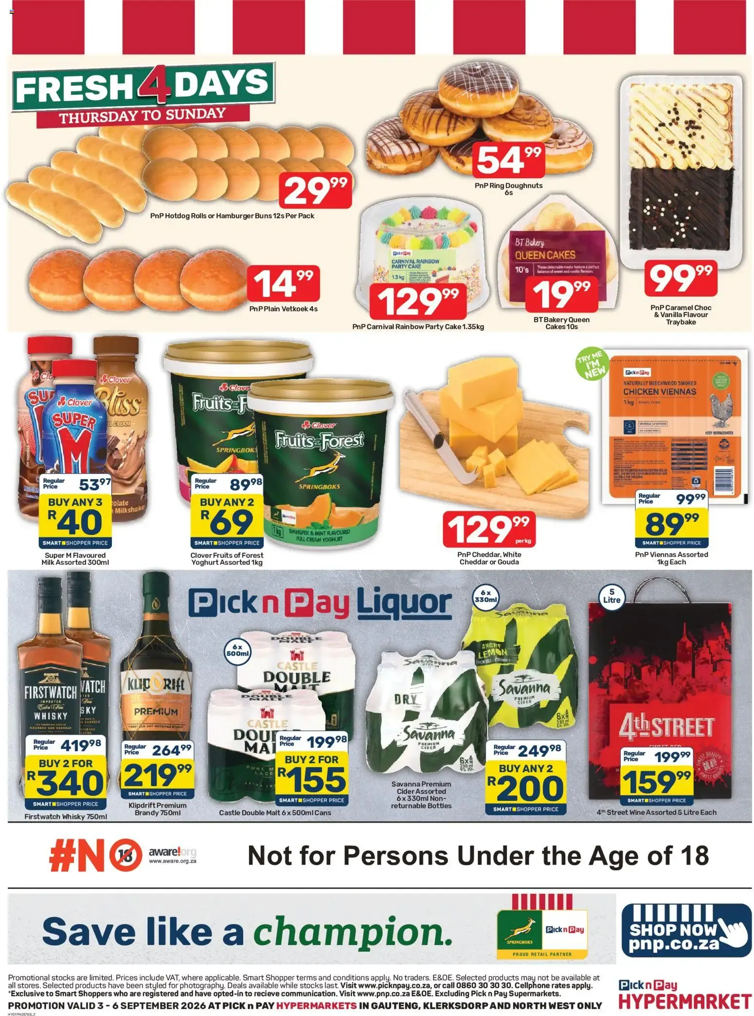 Pick n Pay Inland Provinces - Hypermarket Fresh Specials (03/09/2026 - 06/09/2026) Online from 3 September to 6 September 2026 - Catalogue Page 2