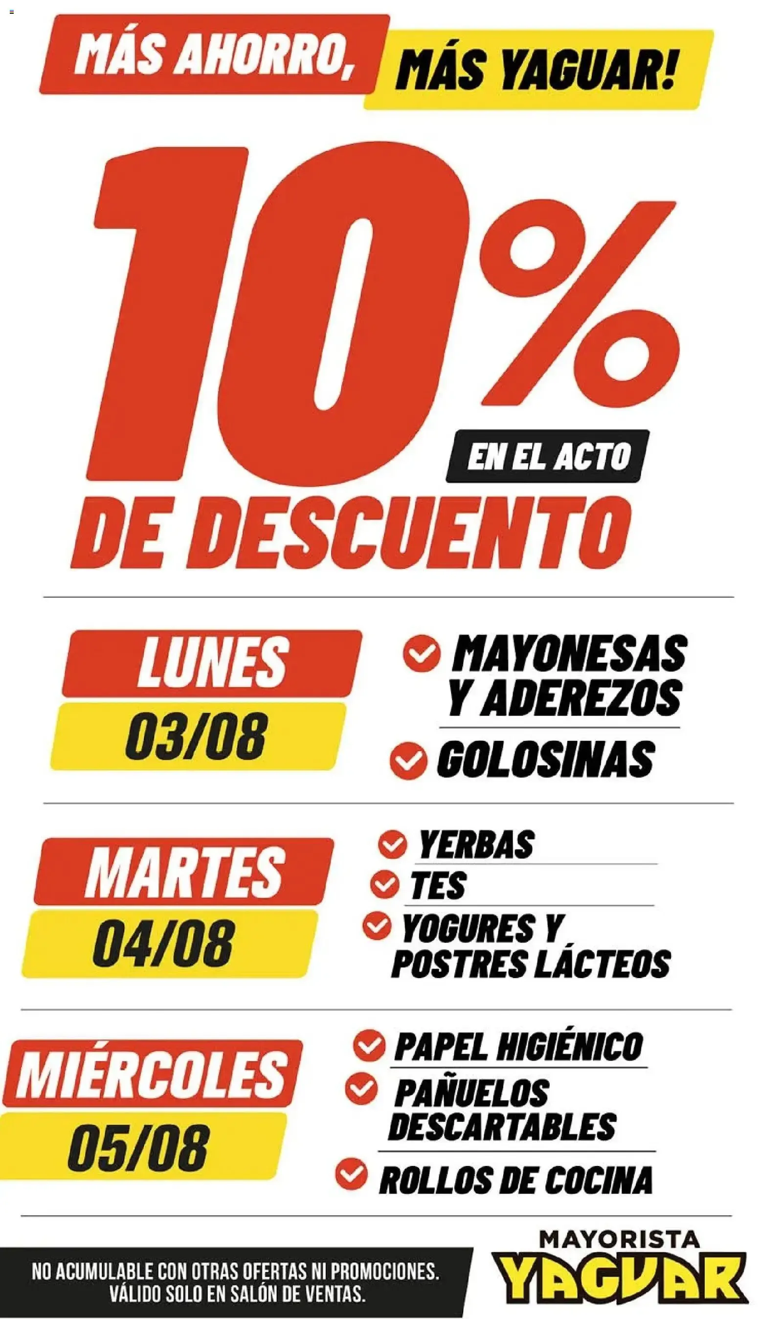 Ofertas de Mayorista Yaguar - Ofertas Salvajes 3 de agosto al 9 de agosto 2026 - Página 4 del catálogo