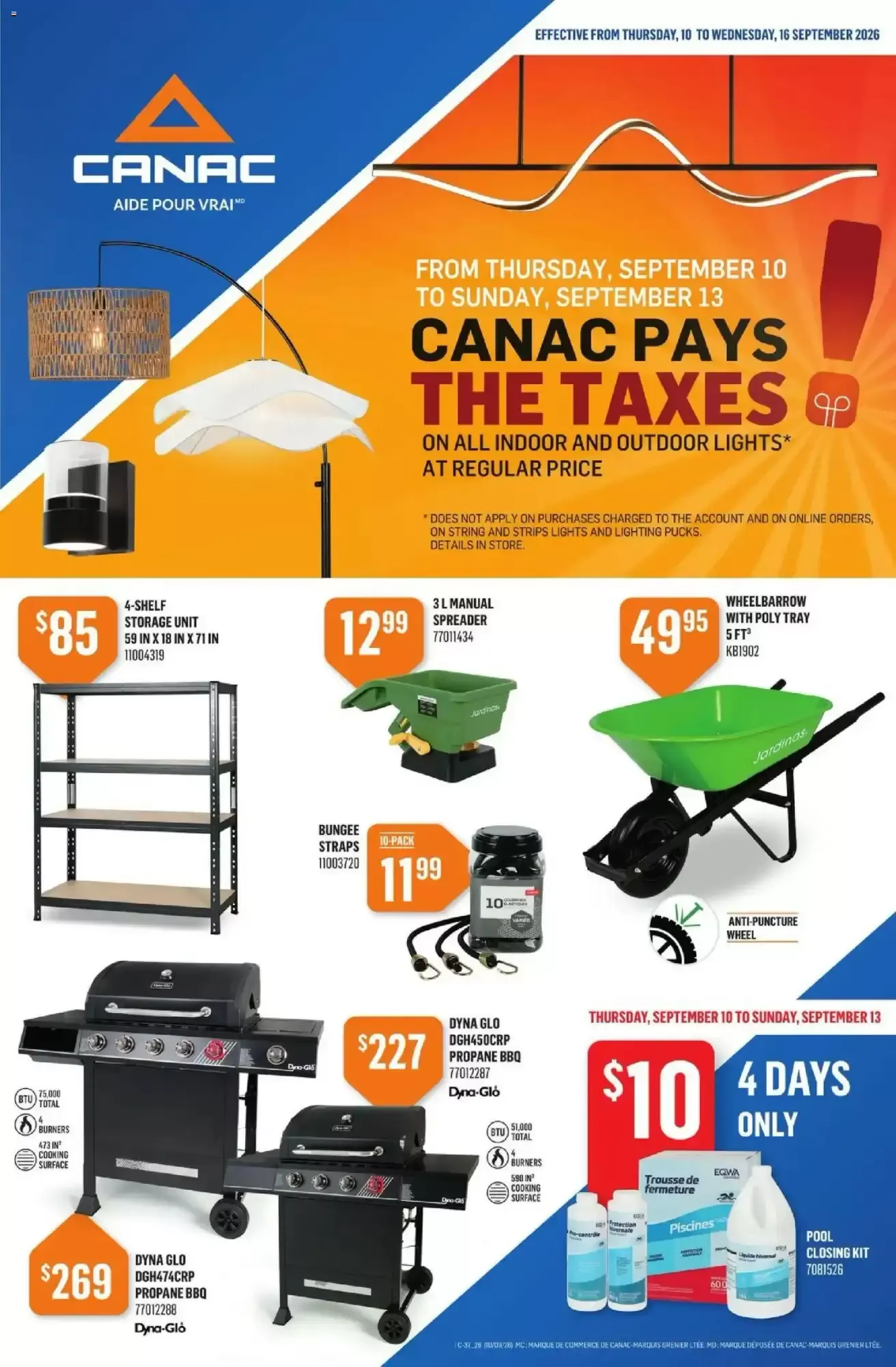 Canac Pays The Taxes