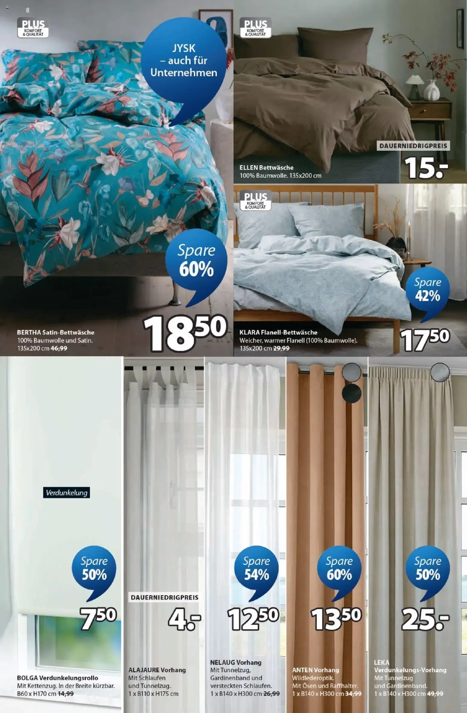 JYSK - Scandinavian Sleeping & Living: Ahorra hasta un 60% von 18. September bis 17. Oktober 2026 - Prospekt seite 8