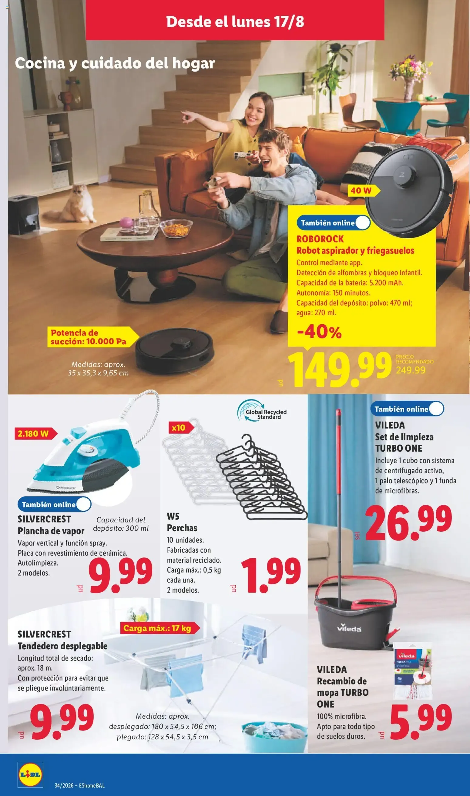 Catálogo de Lidl folleto de bazar del 17/08/2026 | Ofertas 17 de agosto al 23 de agosto 2026 - Página 16