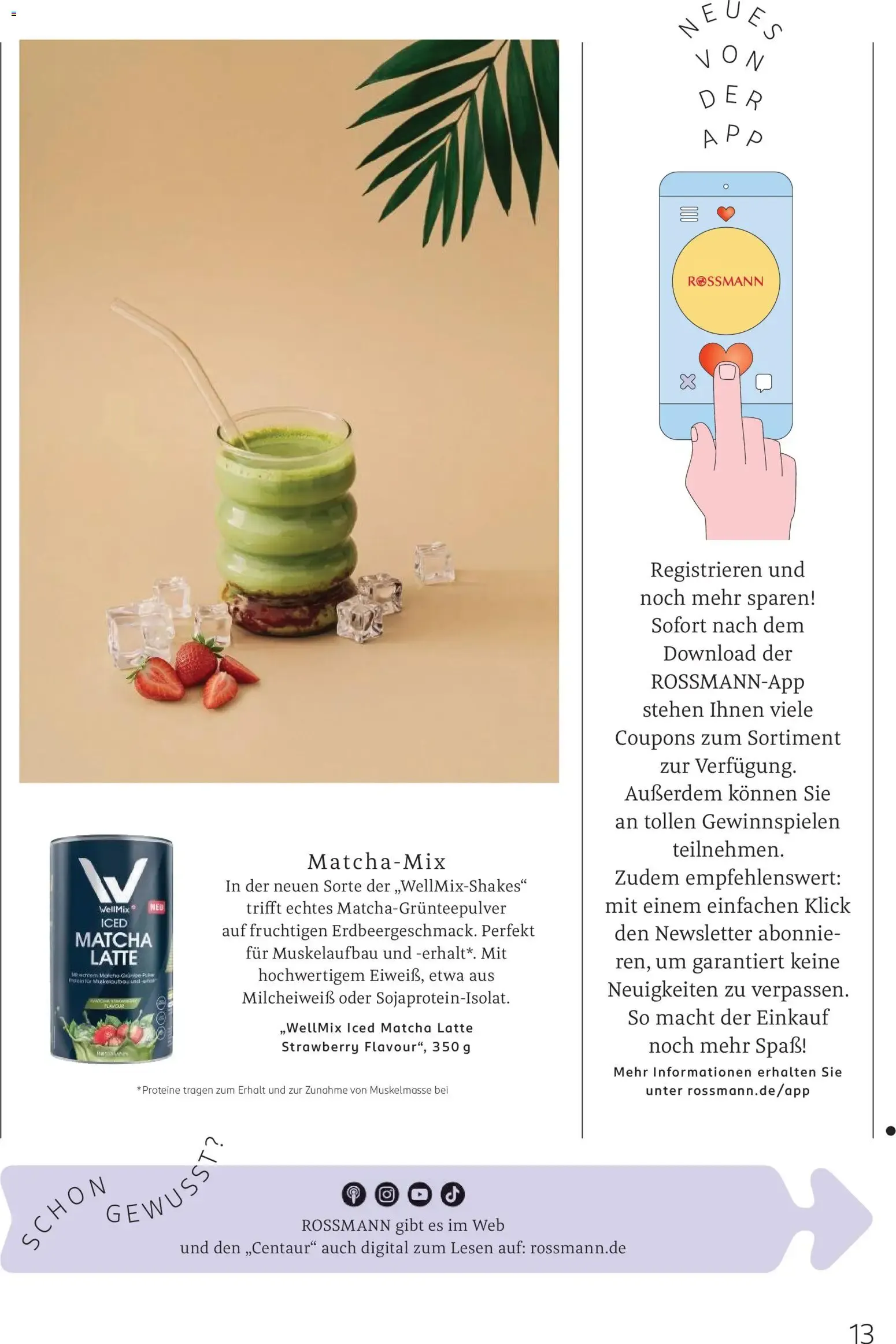 Rossmann Prospekt ab 01.06.2026 > Rossmann Centaur von 1. Juni bis 30. Juni 2026 - Prospekt seite 13