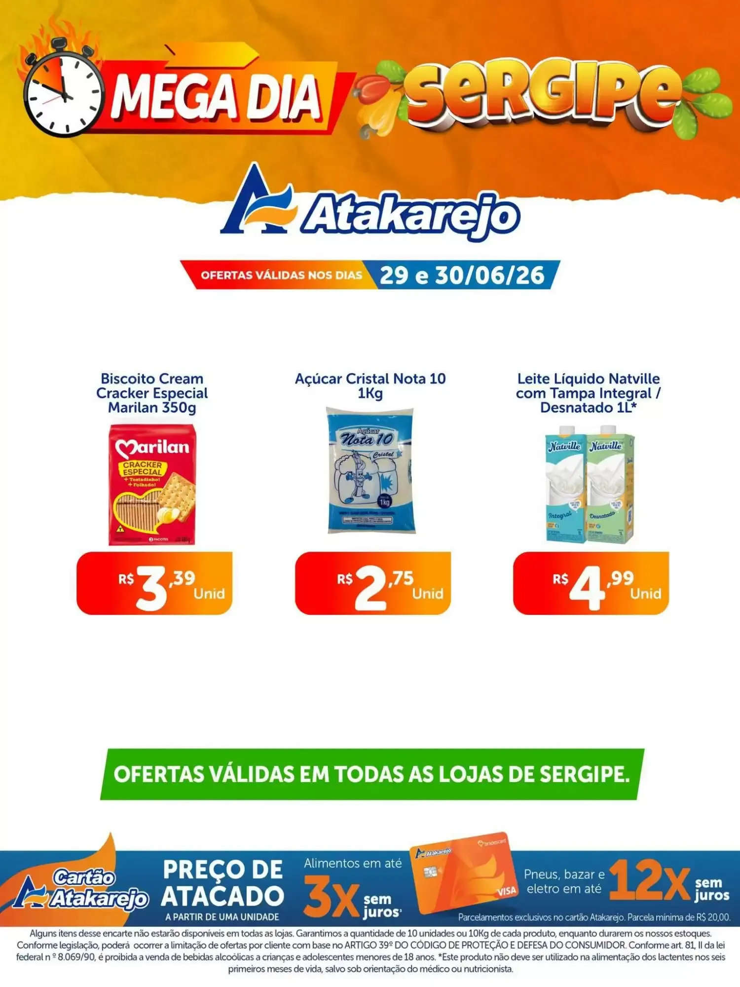 Encarte de MEGA DIA Atakarejo SERGIPE 29 de junho até 30 de junho 2026 - Pagina 7