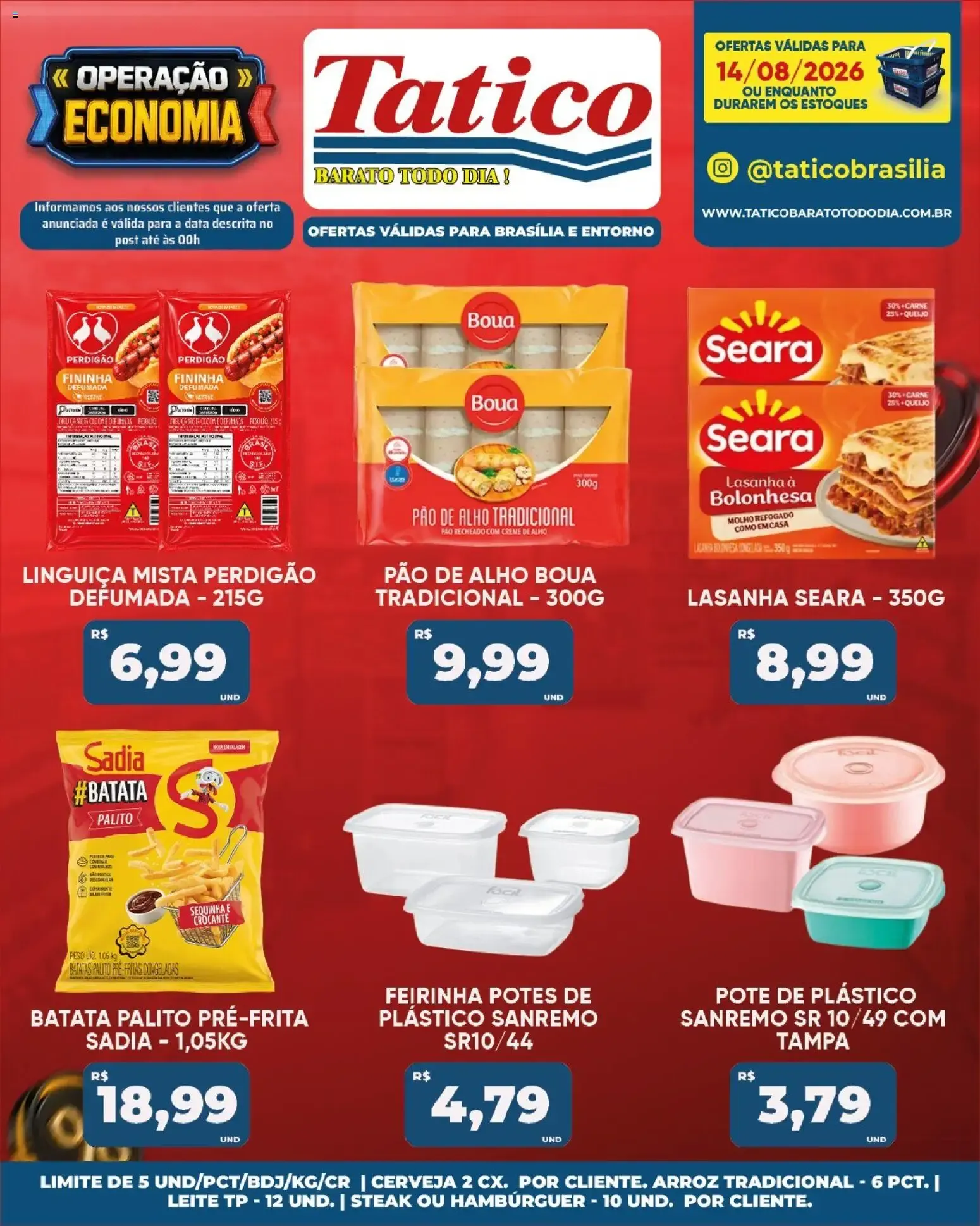 Encarte de Tatico ofertas do Dia de 14/08/2026 | Promoções Online 14 de agosto até 14 de agosto 2026 - Pagina 20