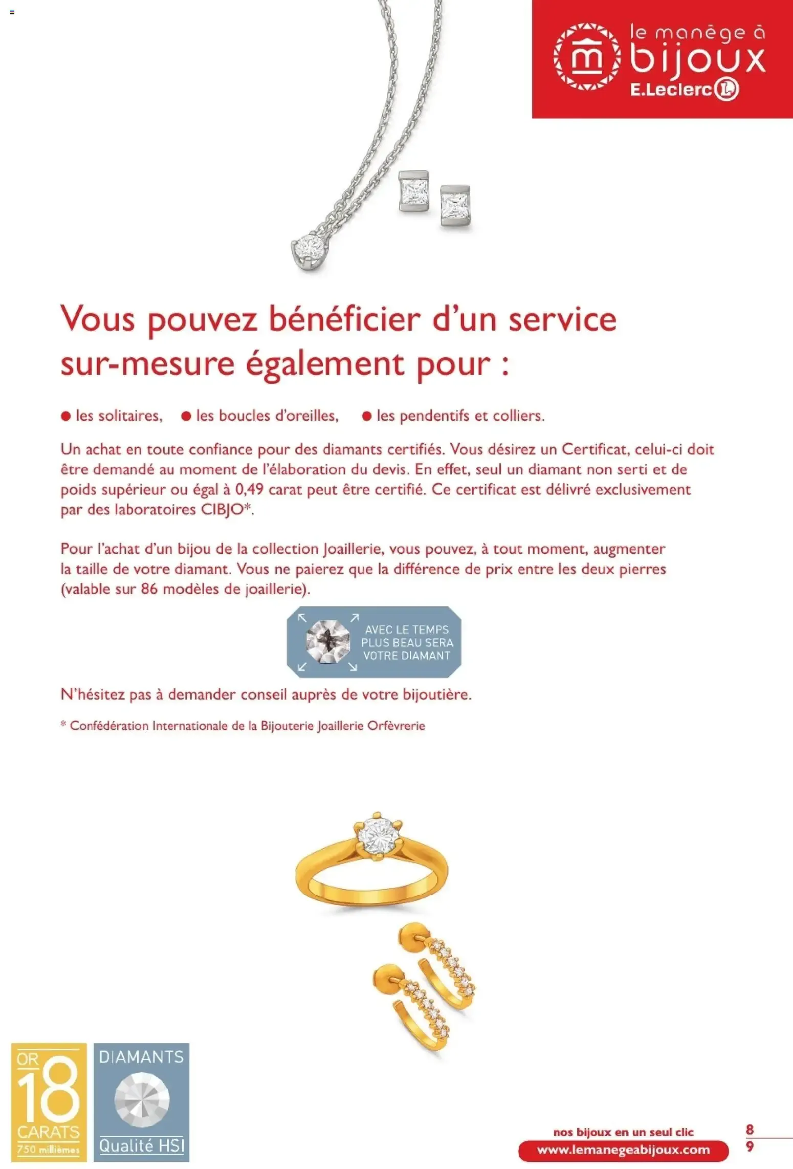 Le Manège à Bijoux E.Leclerc - Mariage du 20 janvier au 31 décembre 2026 - Catalogue page 8