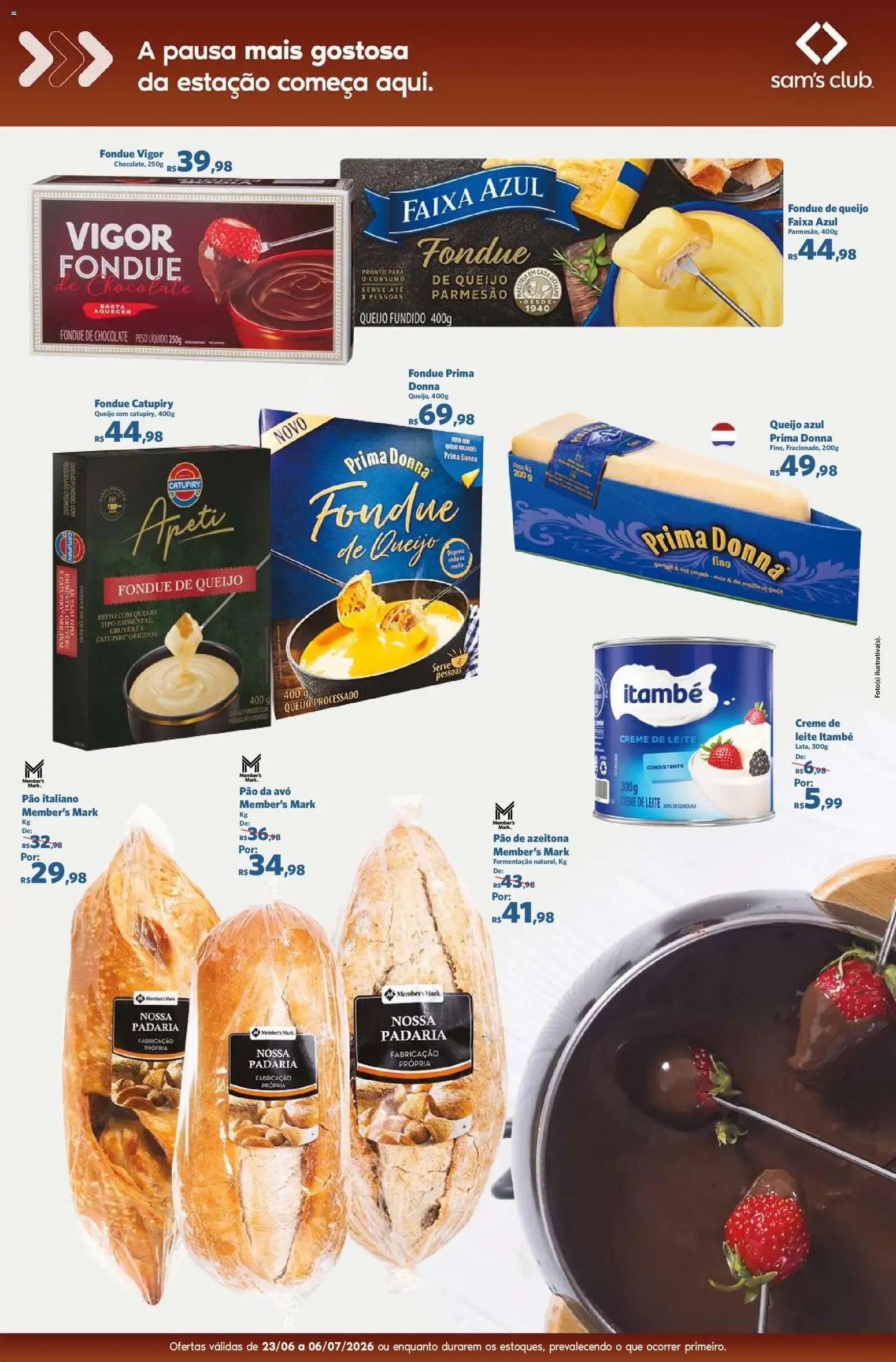 Encarte de Sam's Club ofertas Sabores que Aquecem de 23/06/2026 | Promoções Online 23 de junho até 6 de julho 2026 - Pagina 3