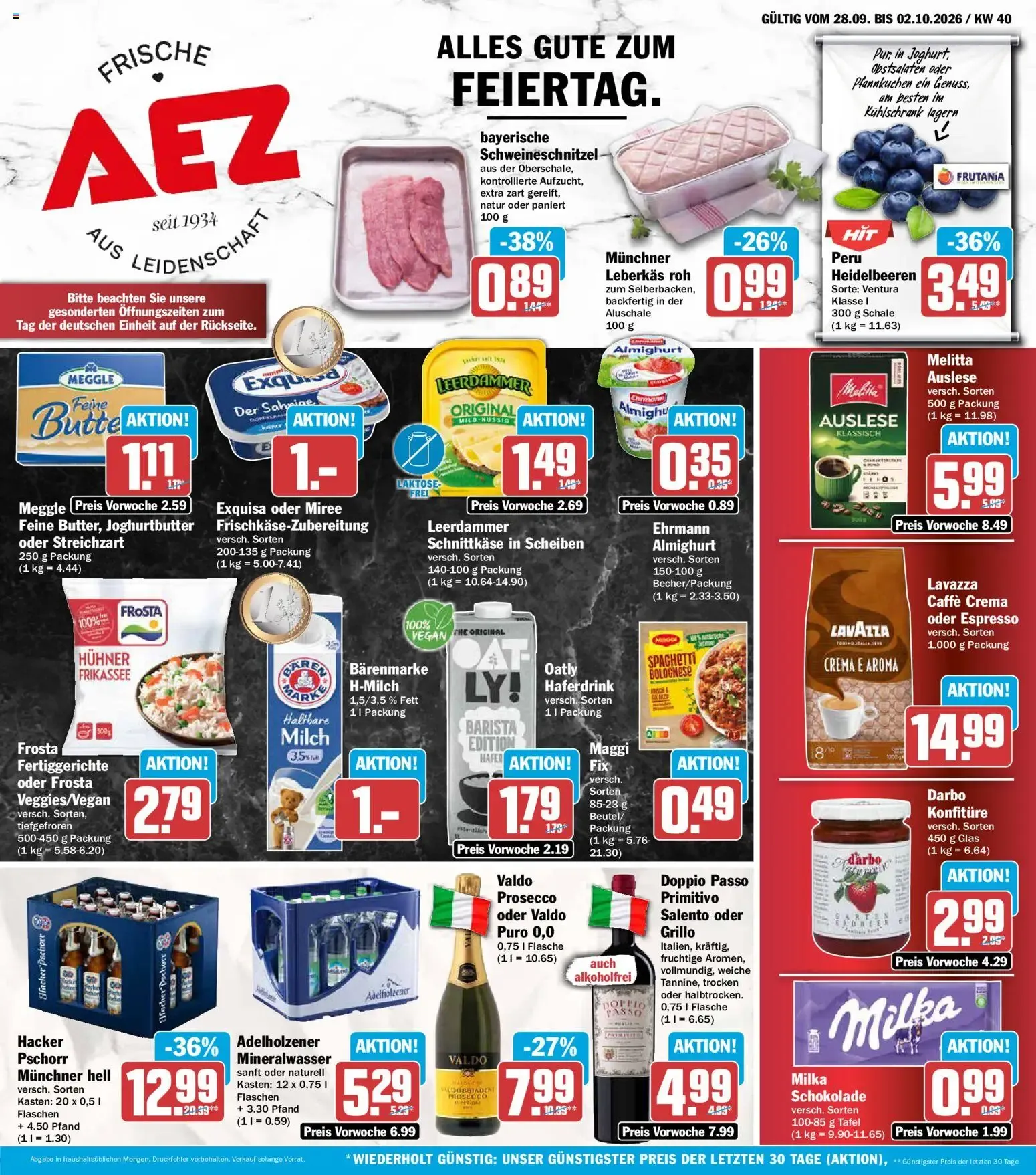 AEZ Prospekt (ab 28.09.2026) zum Blättern