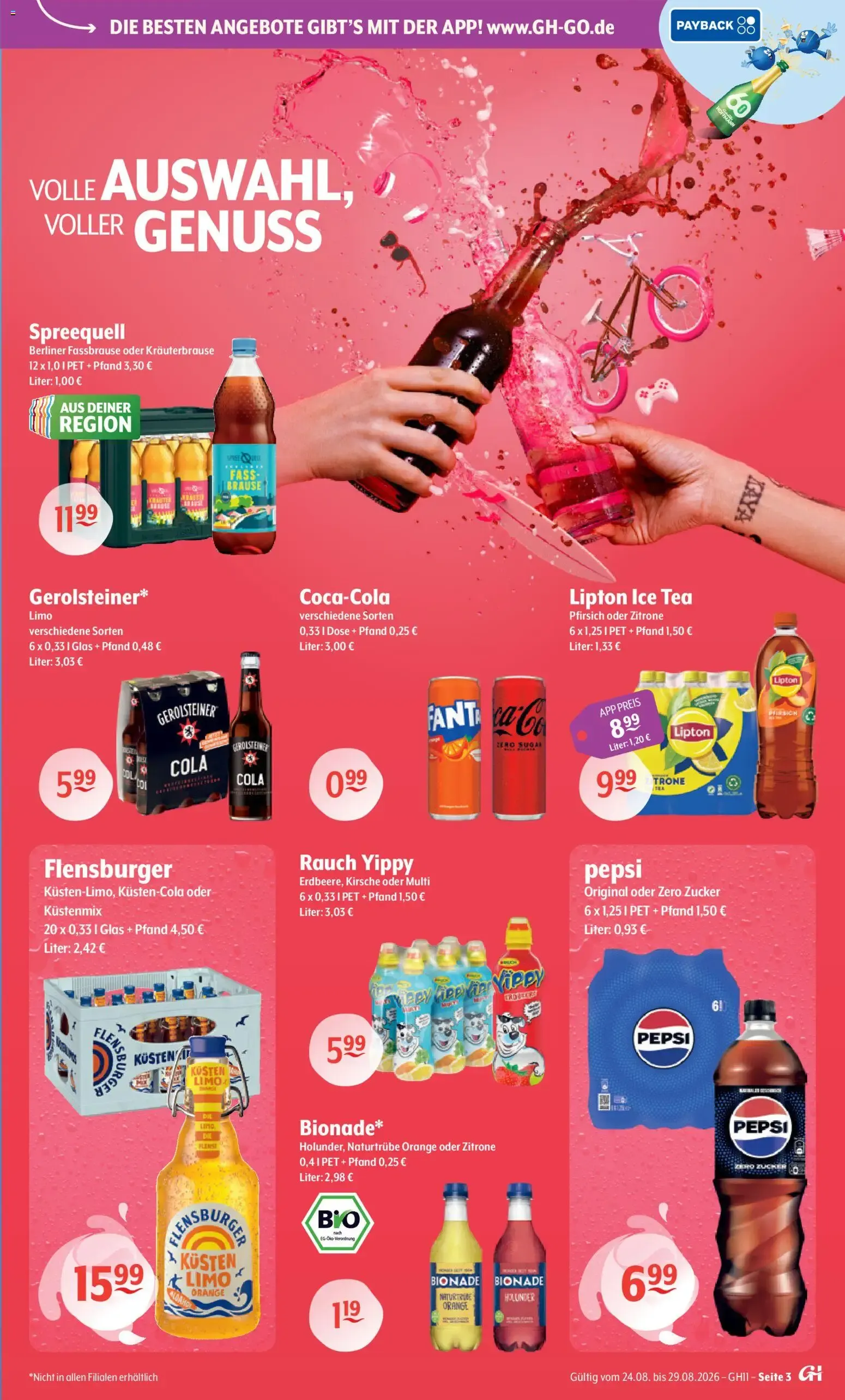 Getränke Hoffmann: Jubiläumsdeals von 24. August bis 29. August 2026 - Prospekt seite 3