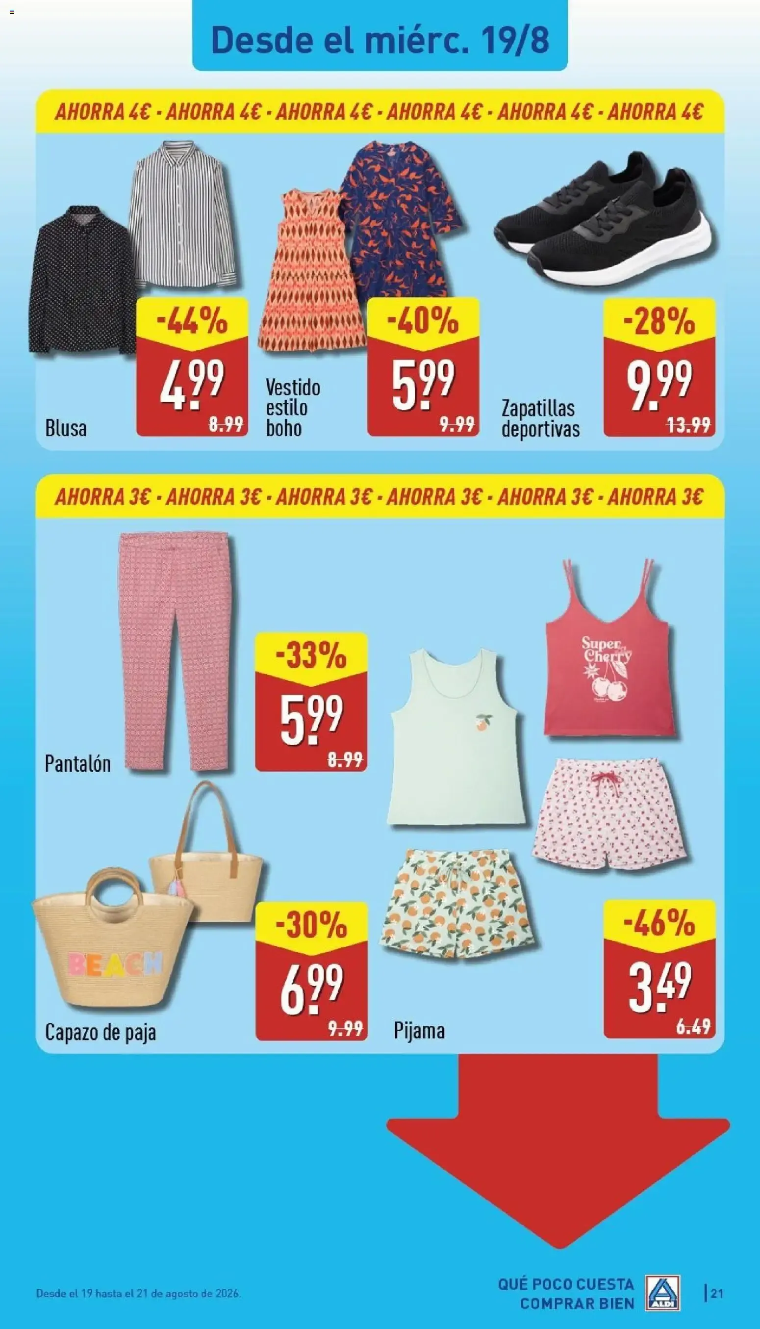 Catálogo de Aldi: Frescura a precios para tirarse a la piscina 17 de agosto al 23 de agosto 2026 - Página 21