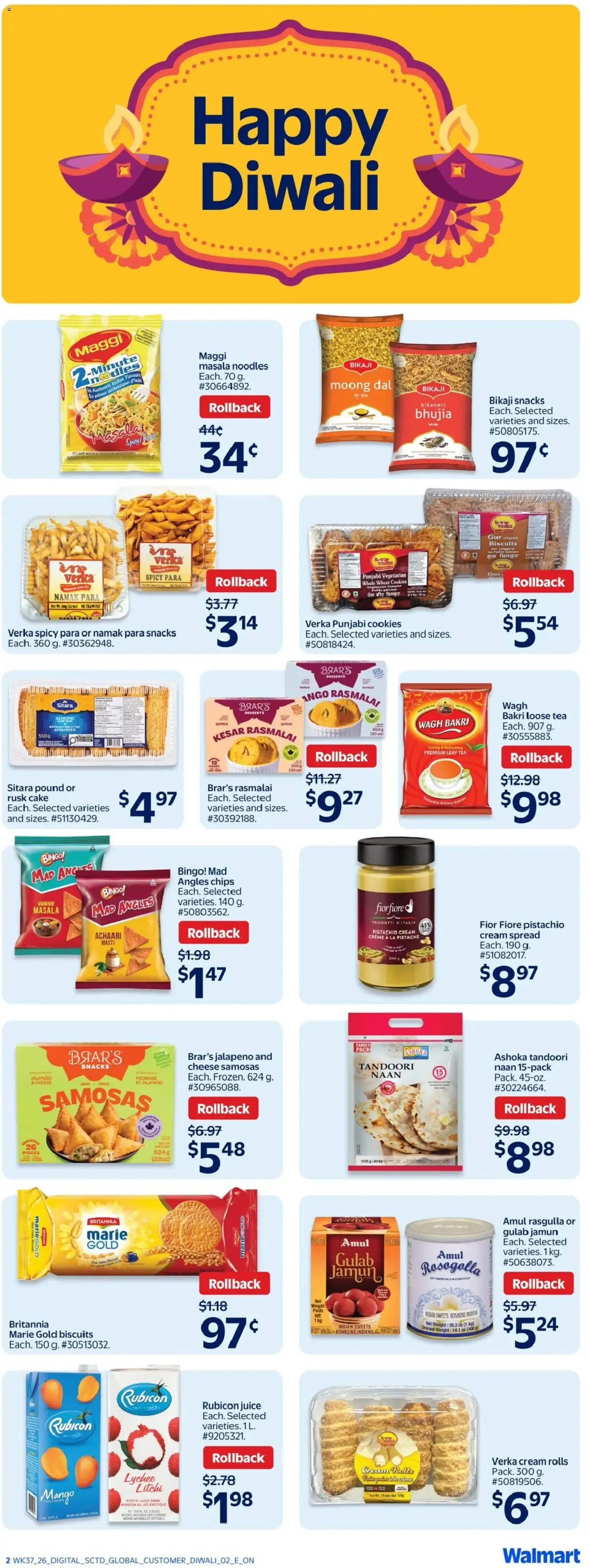 Walmart flyer - Diwali from Oct 15, 2026 > weekly specials & deals from October 15 to November 11 2026 - flyer page 12