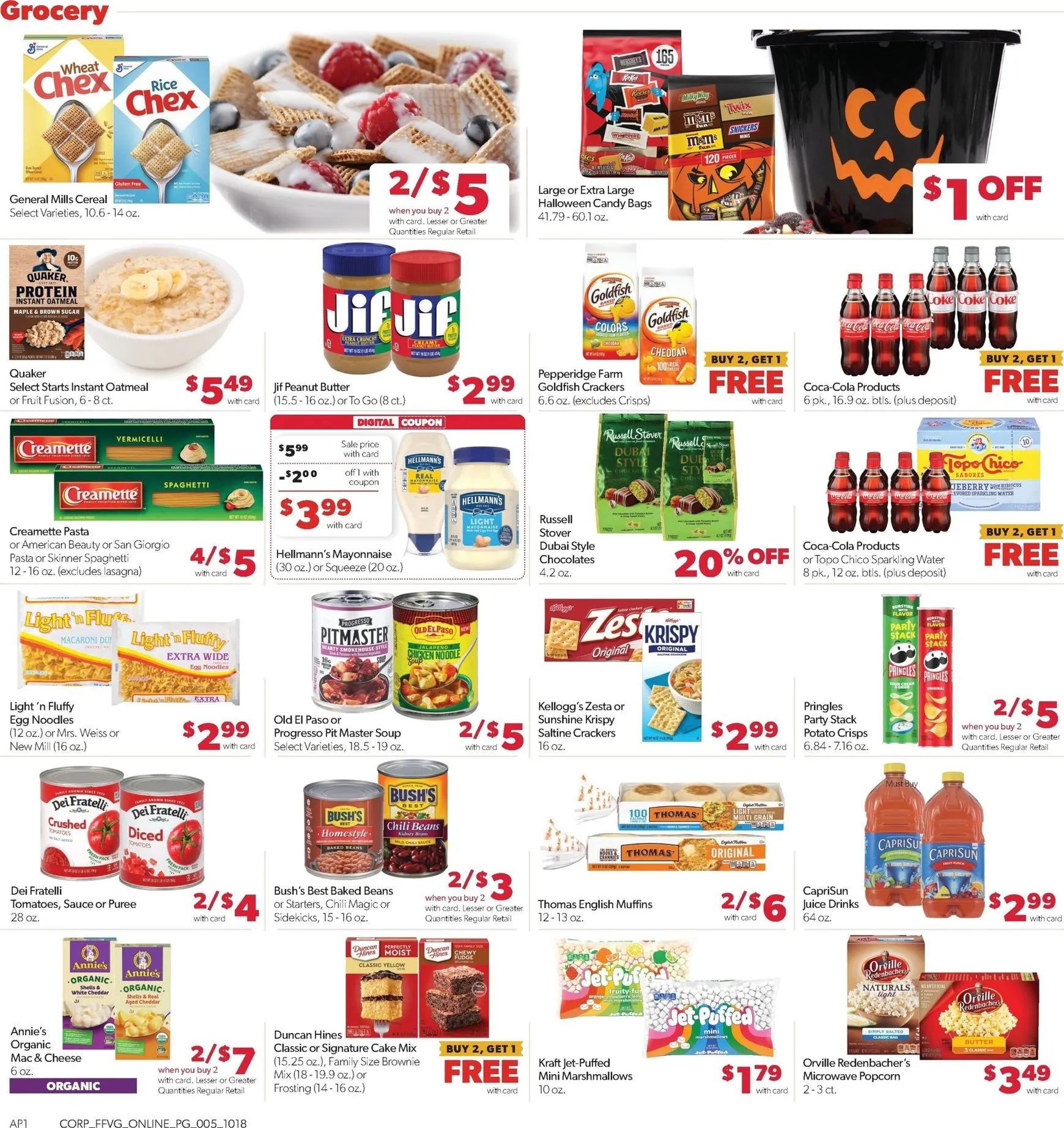 Weekly promotion Current Family Fare leaflet valid from Sunday 10/18/2026 to Saturday 10/24/2026 spanning from October 18 to October 24 2026 - Page 10 for Catalogue 365