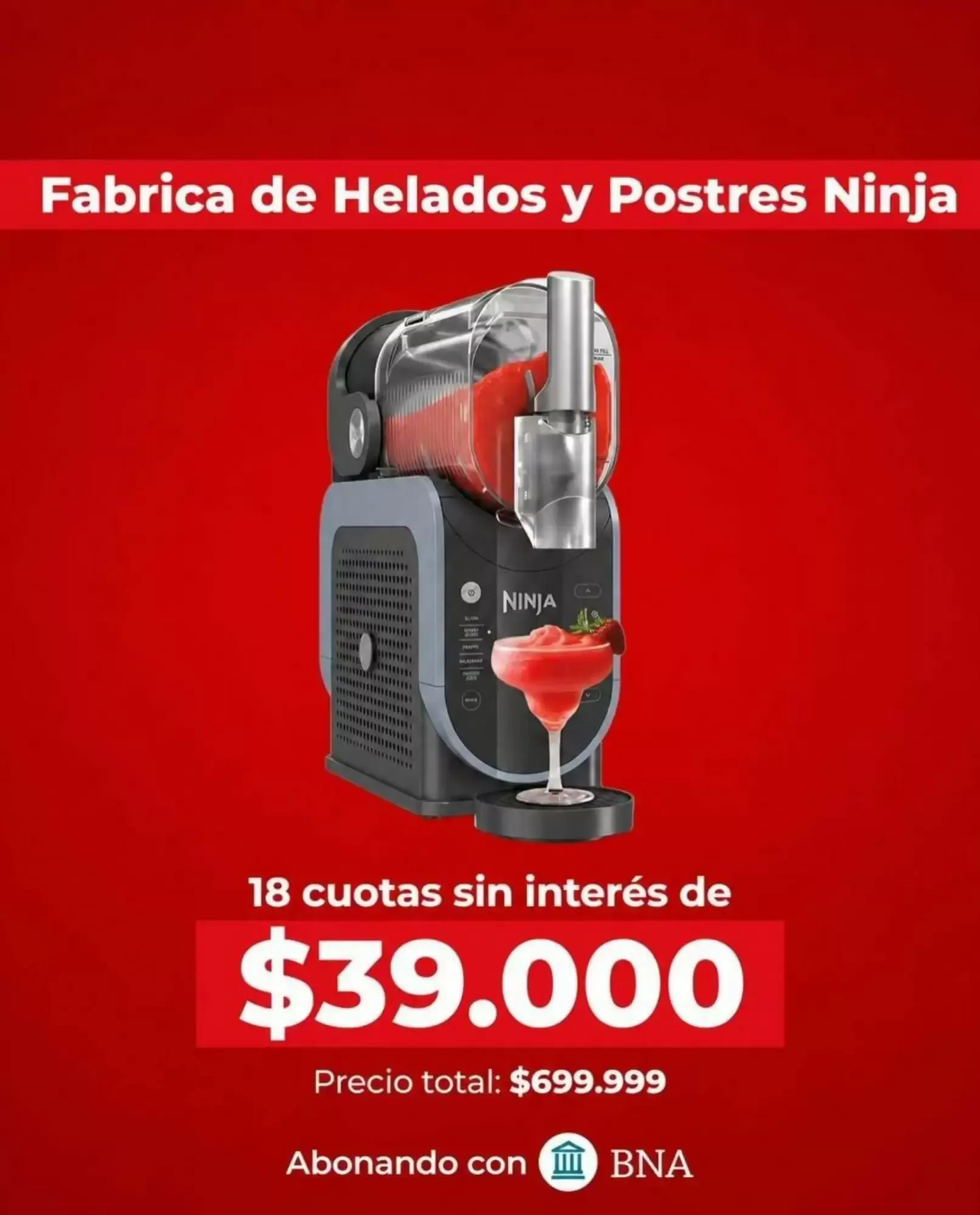 Ofertas de Fabrica de Helados y Postres Ninja 21 de agosto al 5 de septiembre 2026 - Página 1 del catálogo