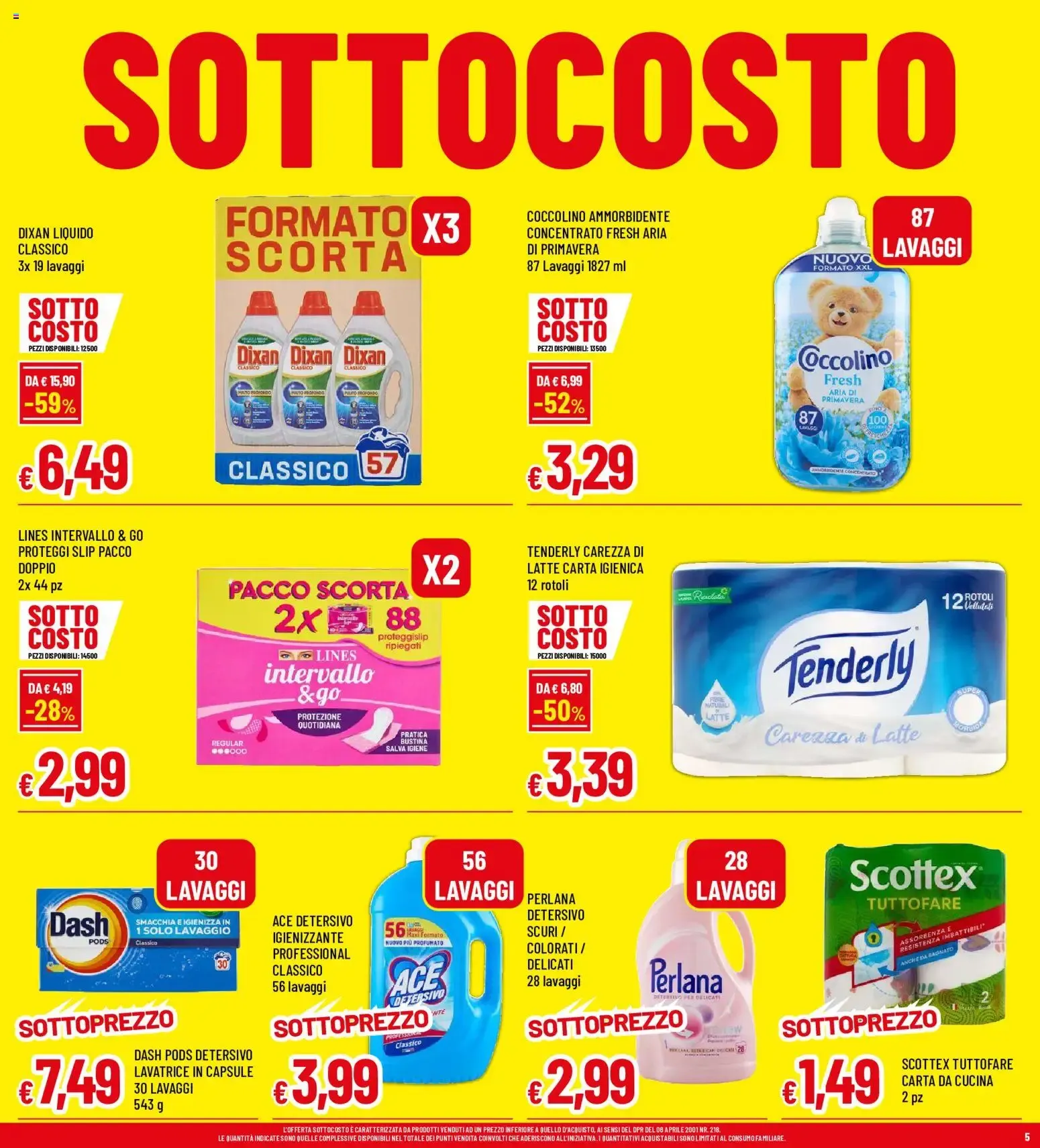 SOTTOCOSTO da 29 ottobre a 7 novembre di 2026 - Pagina del volantino 5