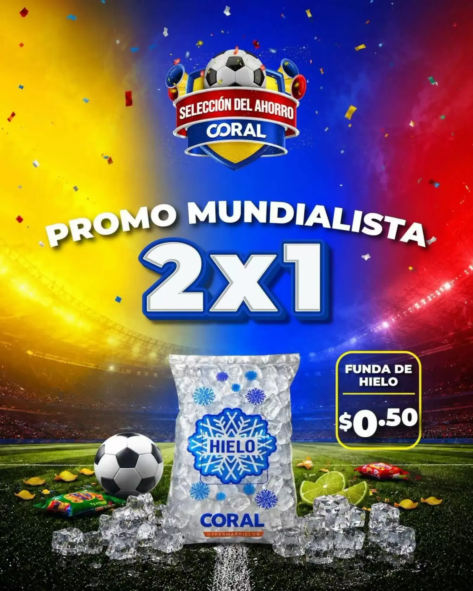 Catalogo de Promo Mundialista 2x1 Coral 25 de junio al 10 de julio 2026 - Pag 1