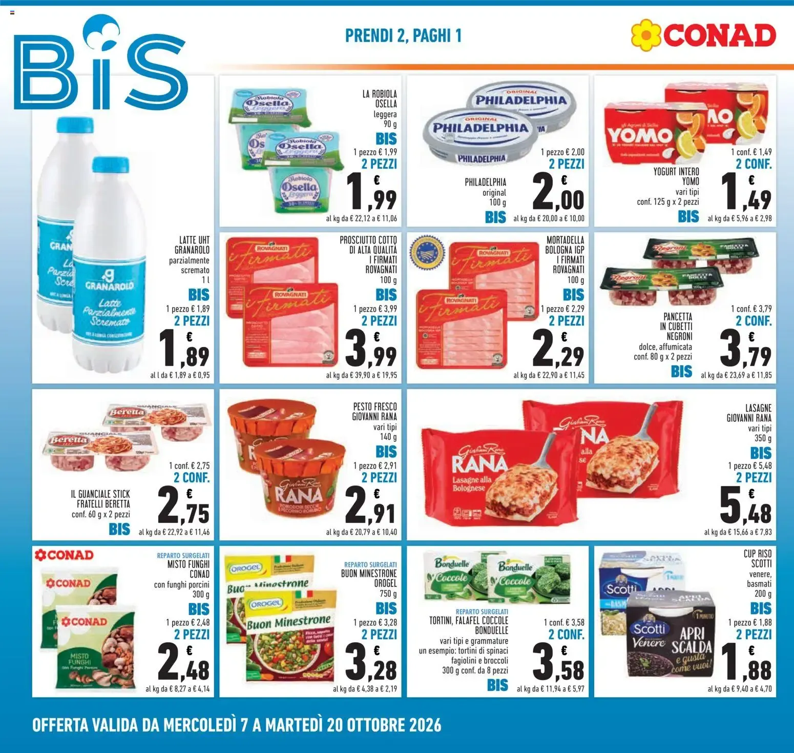 Anteprima volantino Conad dal 07/10/2026 prossima settimana da 7 ottobre a 20 ottobre di 2026 - Pagina del volantino 2