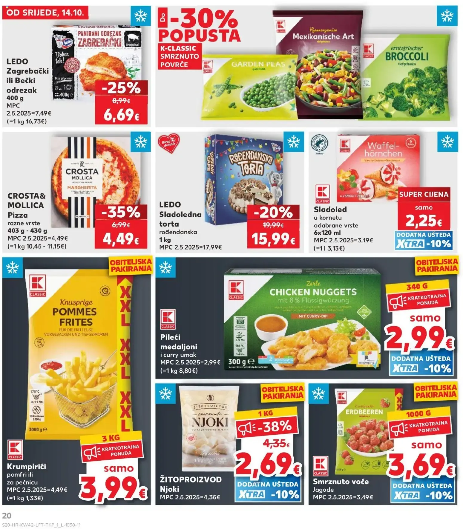 Katalog Kaufland Katalog novi od 14.10.2026 na listanje > letak digitalni od 14. listopada do 20. listopada 2026. - Pregled Stranica 20