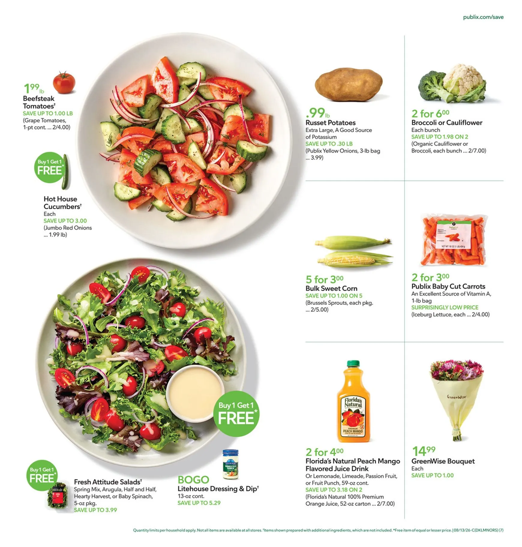 Weekly ad Current Publix leaflet valid from Wednesday 08/12/2026 to Tuesday 08/18/2026 from August 12 to August 18 2026 - Page 7