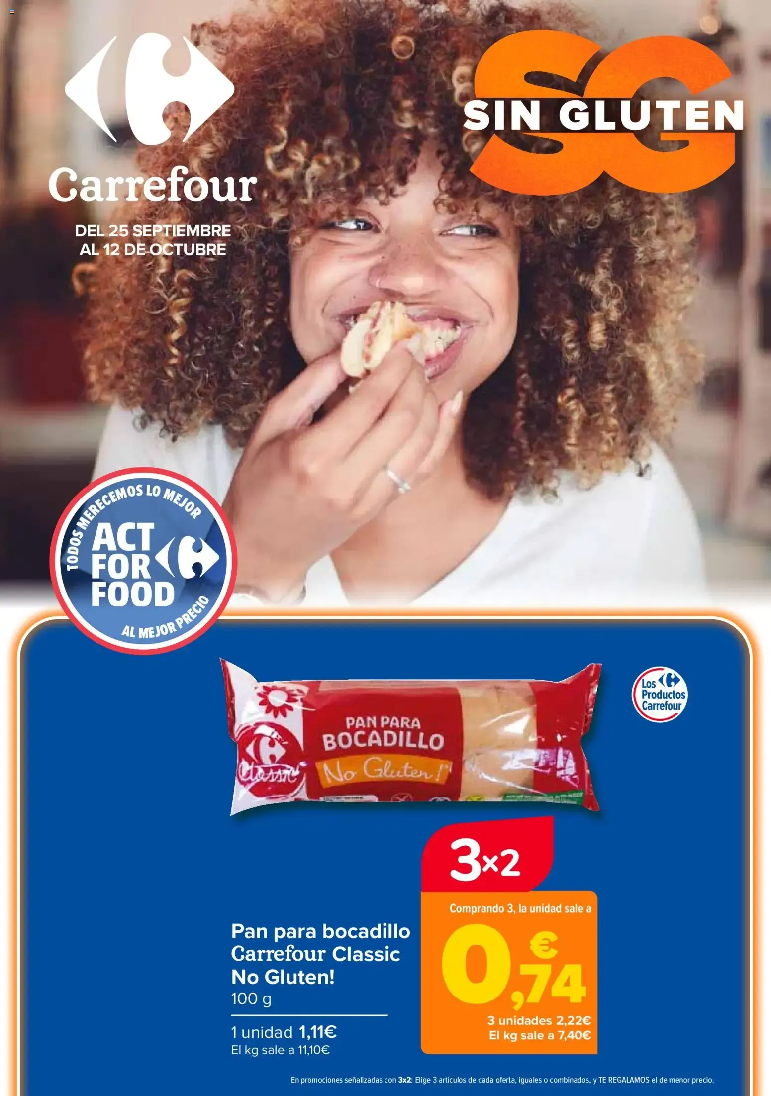 Carrefour Sin Gluten del 25/09/2026 | Catálogo