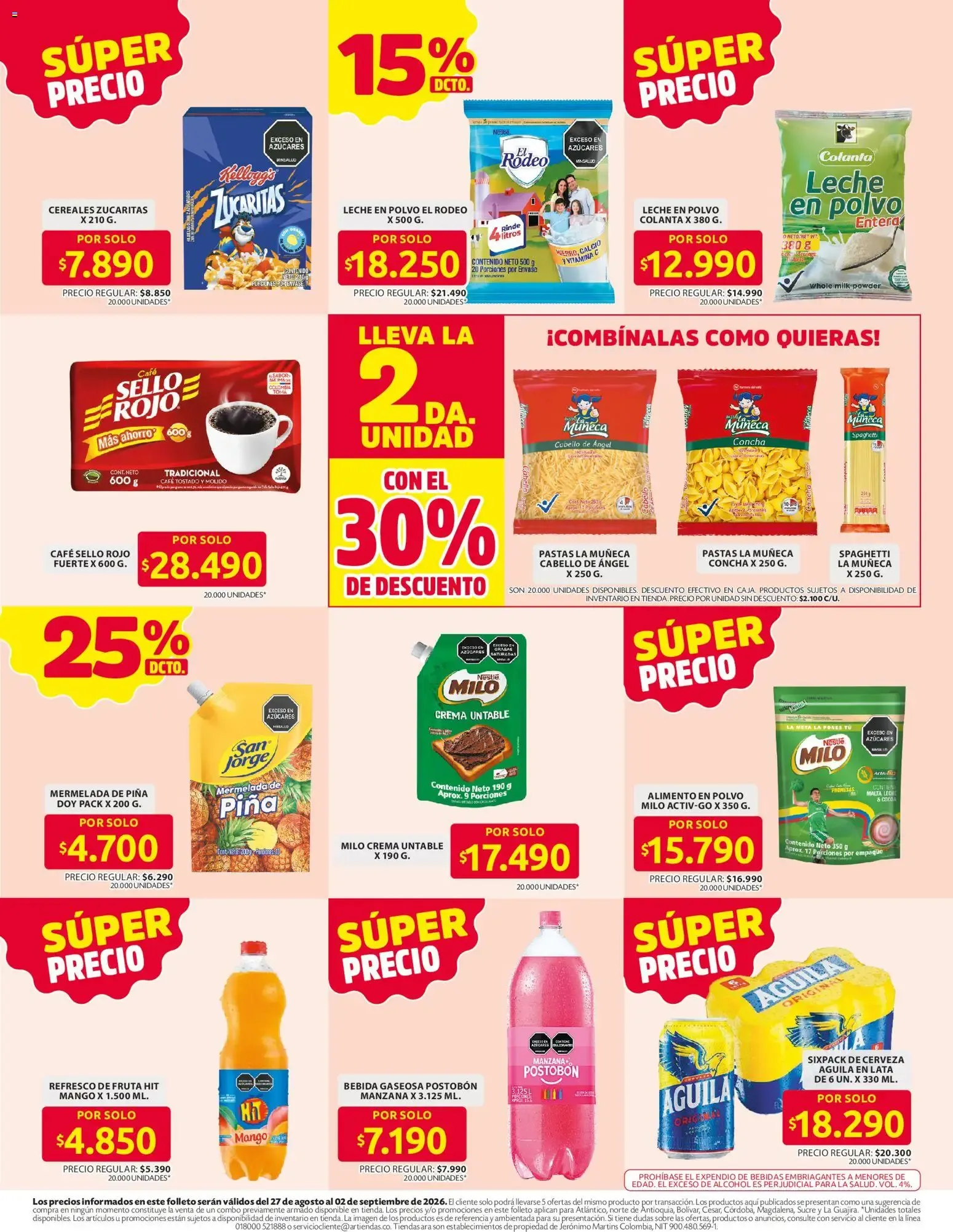 Catalogo de Ara: Ahorra con Alegría al Mejor Precio 27 de agosto al 2 de septiembre 2026 - Pag 9