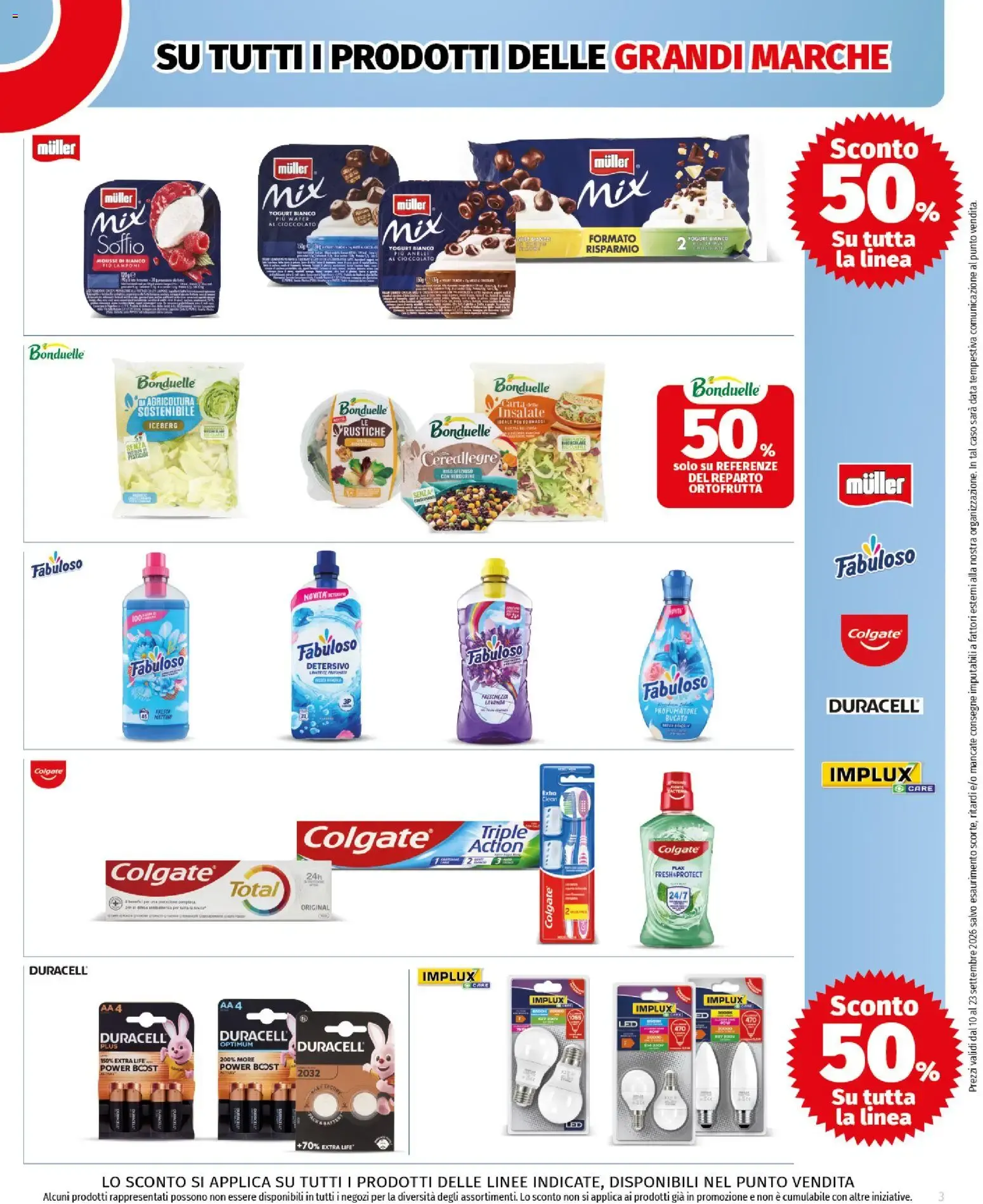 Coop Superstore: Scegli tu Grandi Marche con sconti da 10 settembre a 23 settembre di 2026 - Pagina del volantino 3