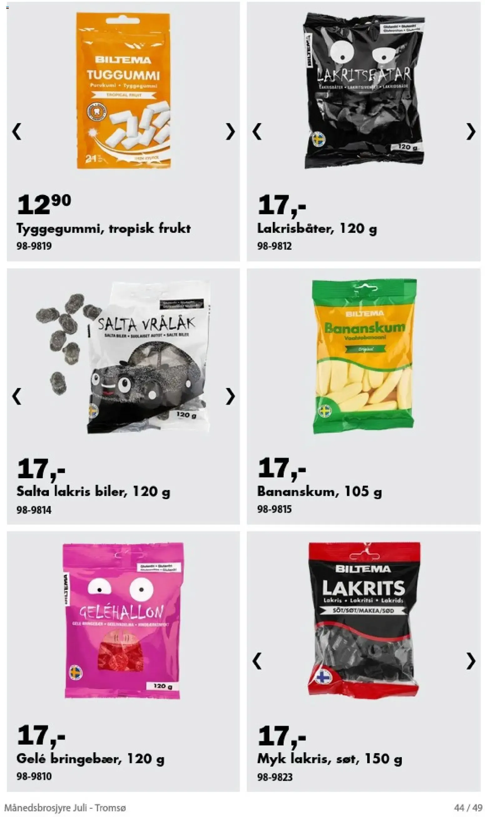 Biltema Månedsbrosjyre Juli - National (01/07/2026 - 30/07/2026) - Kundeavis og tilbud fra 1. juli til 30. juli 2026 - kundeavisside 44
