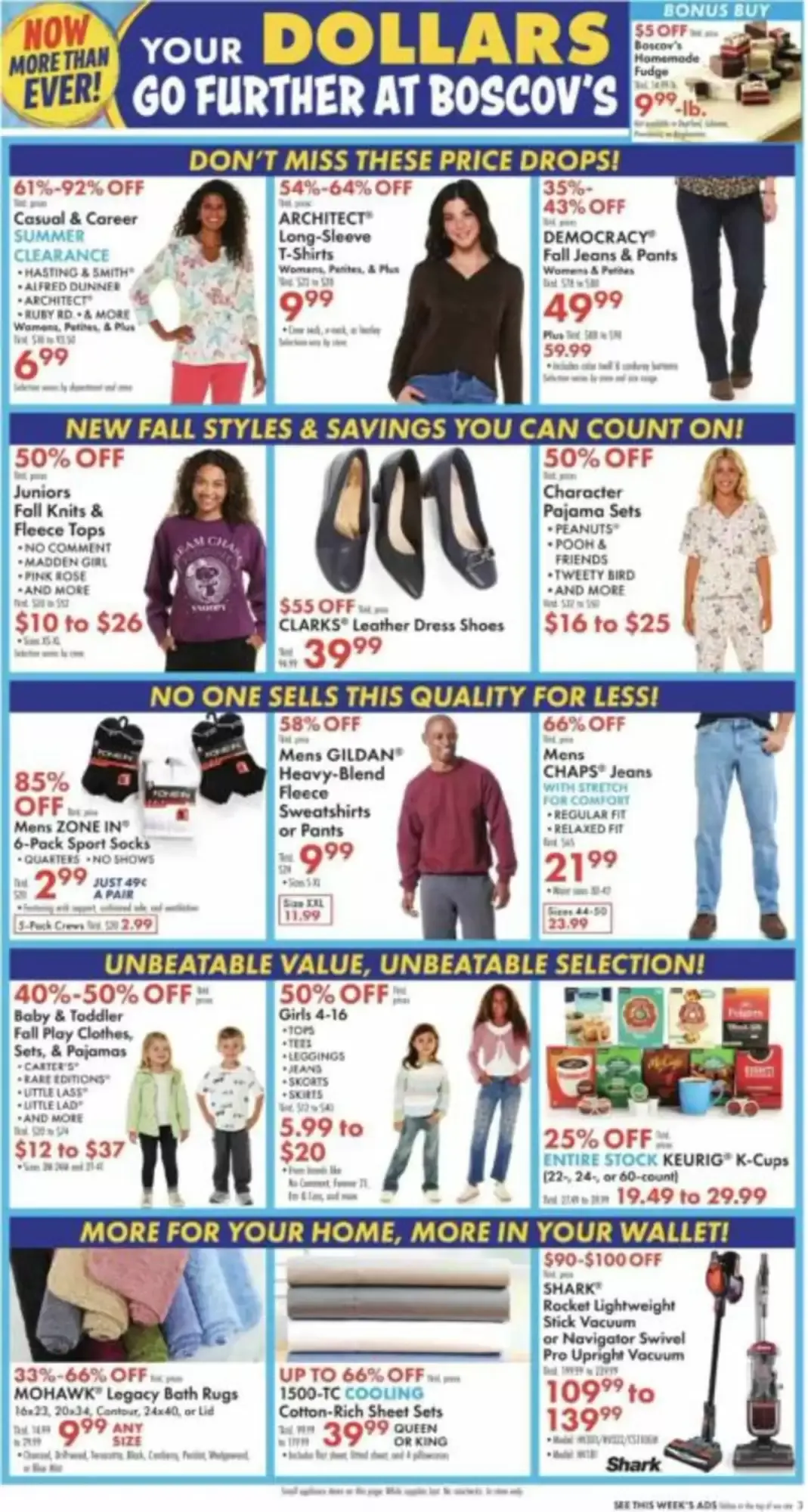 Weekly ad Boscov's - It's the Great Pumpkin, Charlie Brown Celebration & Sales from September 10 to September 16 2026 - Page 3