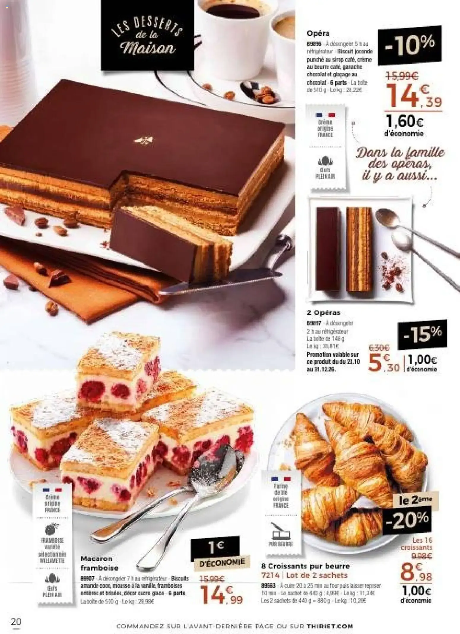 Thiriet Catalogue livraison à domicile à partir du 23/10/2026 - promo en ligne du 23 octobre au 18 novembre 2026 - Catalogue page 20