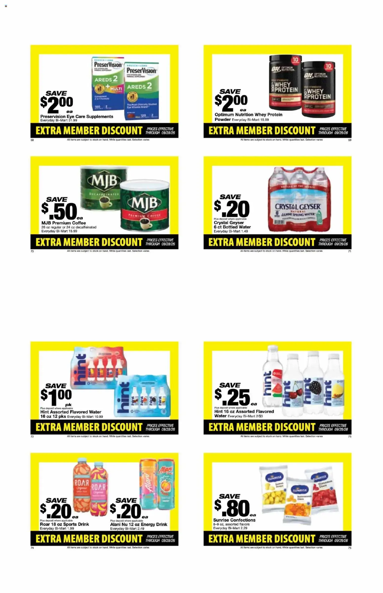 Weekly ad Bi-Mart Weekly Ad from 09/14/2026 - Flyer from September 14 to September 28 2026 - Page 10