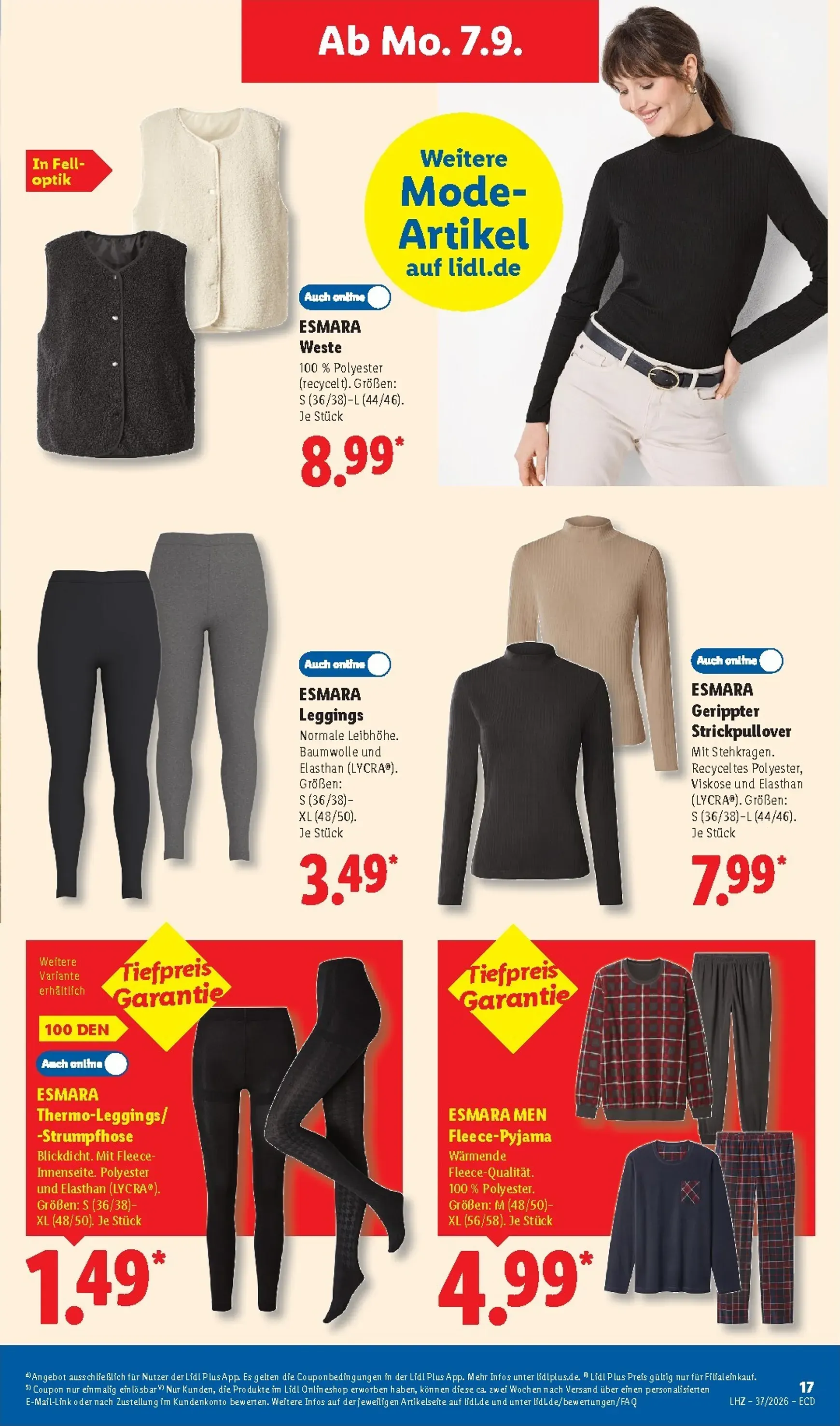 Lidl - Nonfood Prospekt nächste Woche – von Montag 07.09.2026 bis Samstag 12.09.2026 von 7. September bis 12. September 2026 - Prospekt seite 17