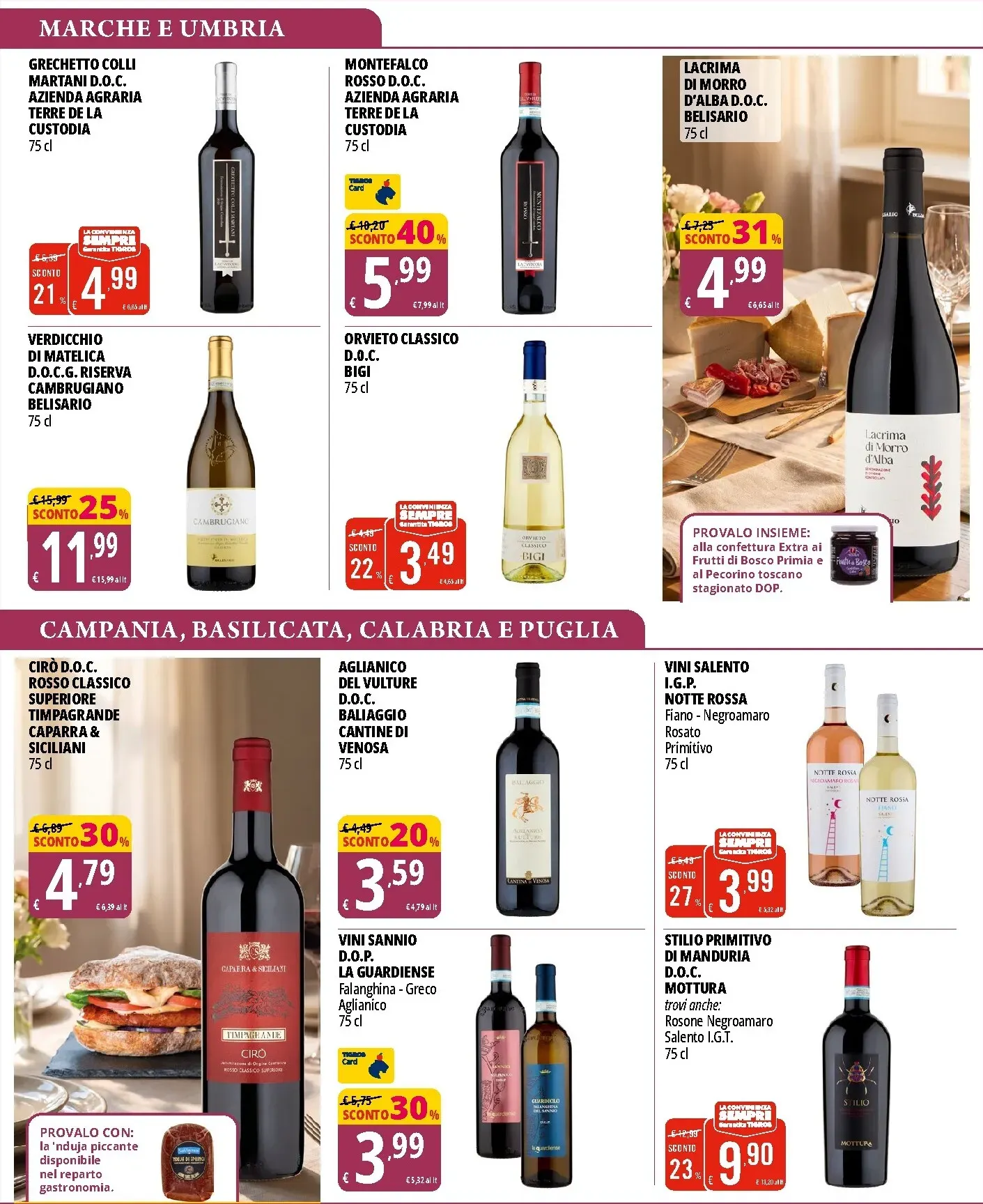 Volantino attuale di Tigros - Selezione e offerte della nostra enoteca valido dal mercoledì 28/10/2026 al martedì 24/11/2026 da 28 ottobre a 24 novembre di 2026 - Pagina del volantino 6