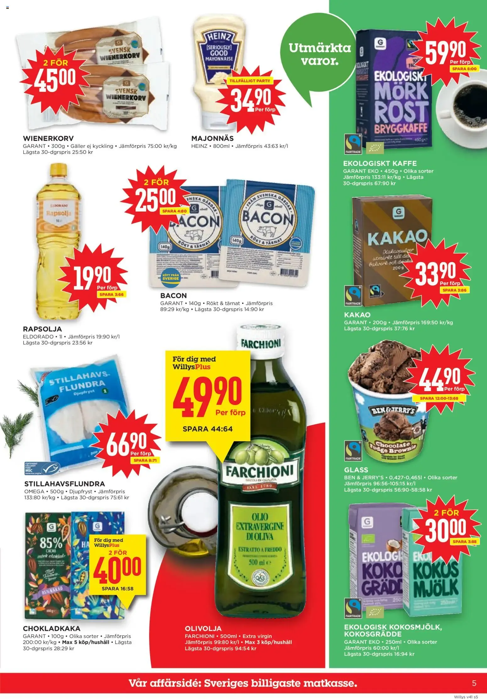 Willys: Massa gott till bra priser. från 5 oktober till 11 oktober 2026 - Reklamblad sidor 5