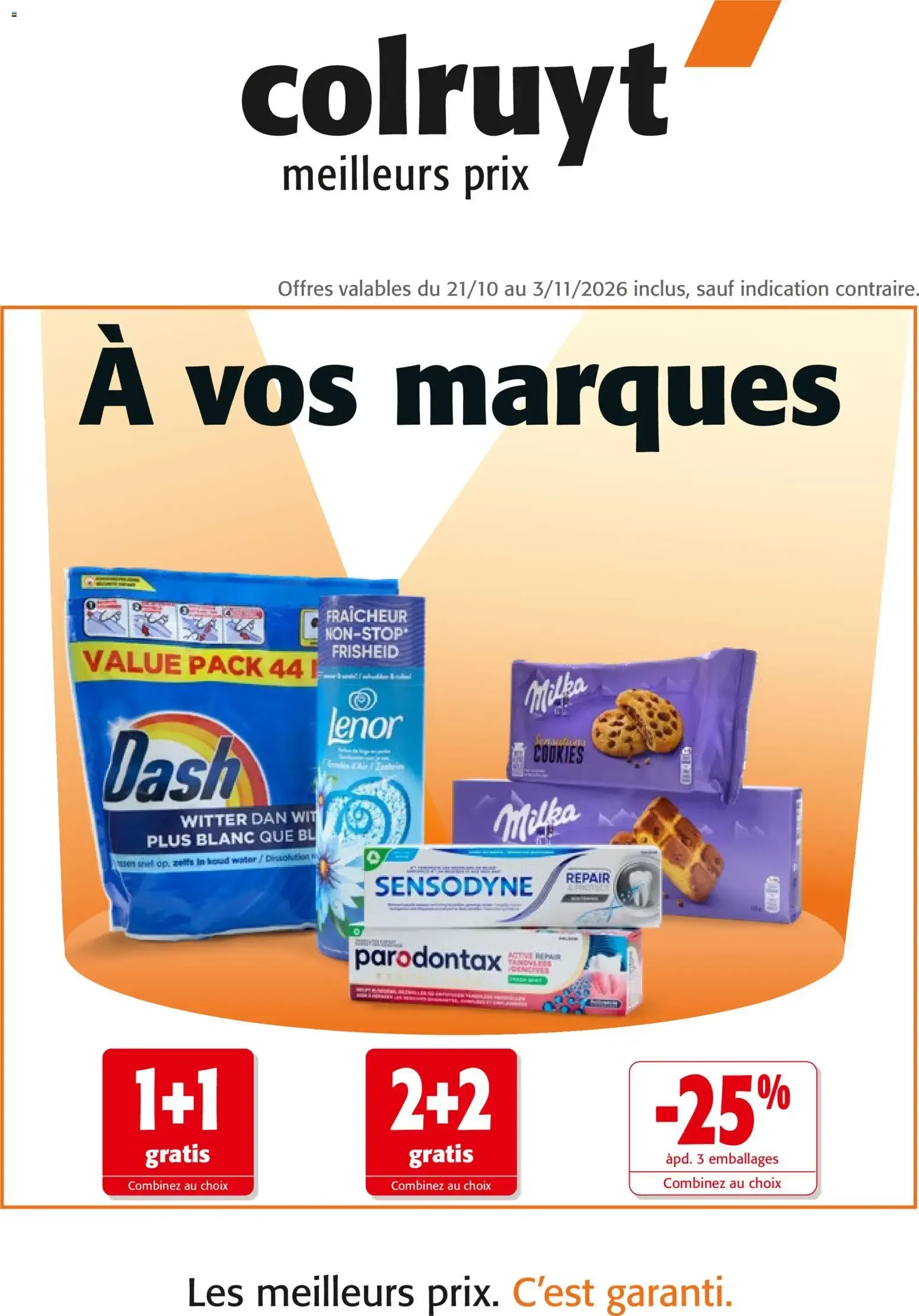 Colruyt catalogue à partir du 21/10/2026 - promo en ligne du 21 octobre au 3 novembre 2026 - Catalogue page 1