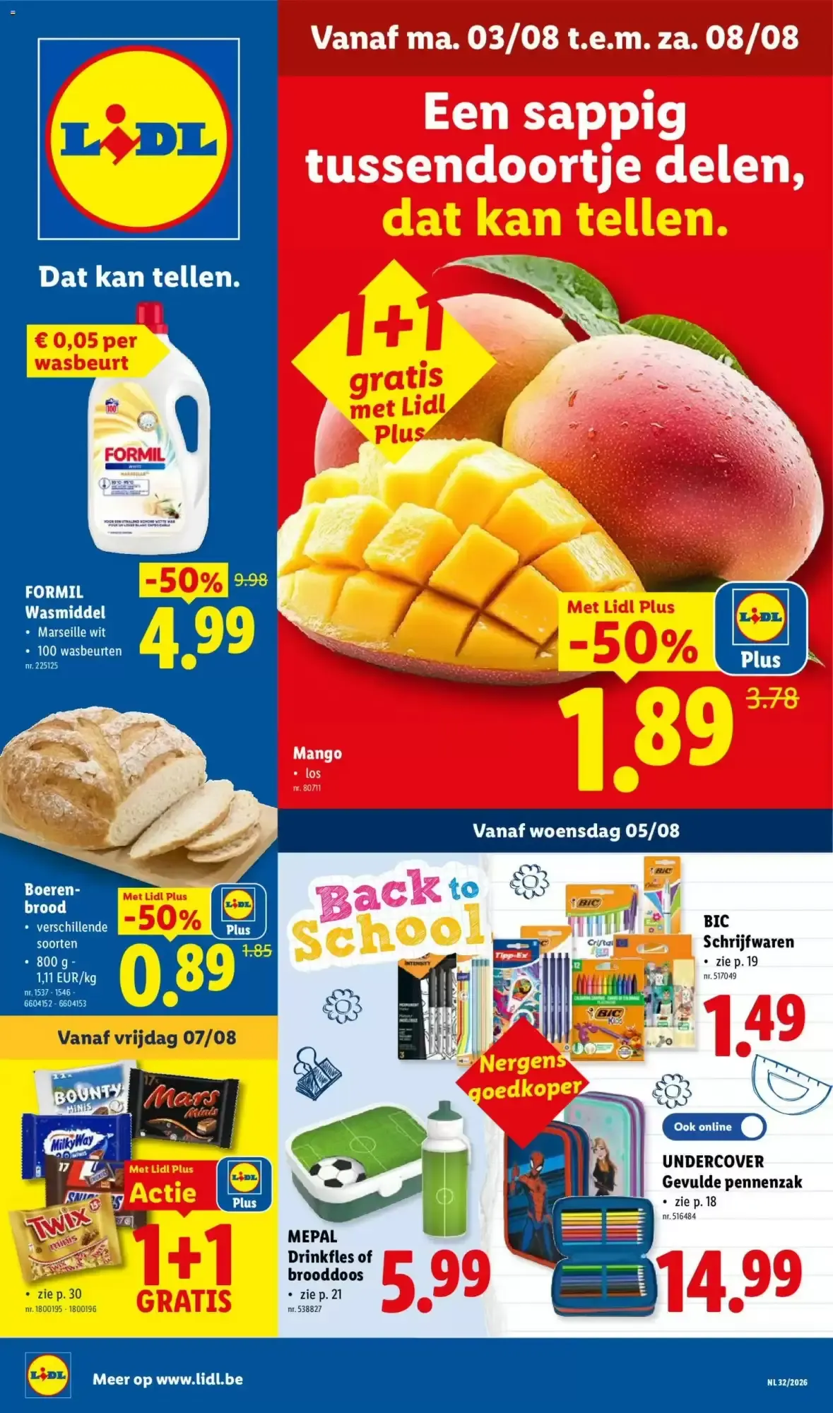 Lidl folder week 32 van 3 augustus tot 8 augustus 2026 - folder pagina 1