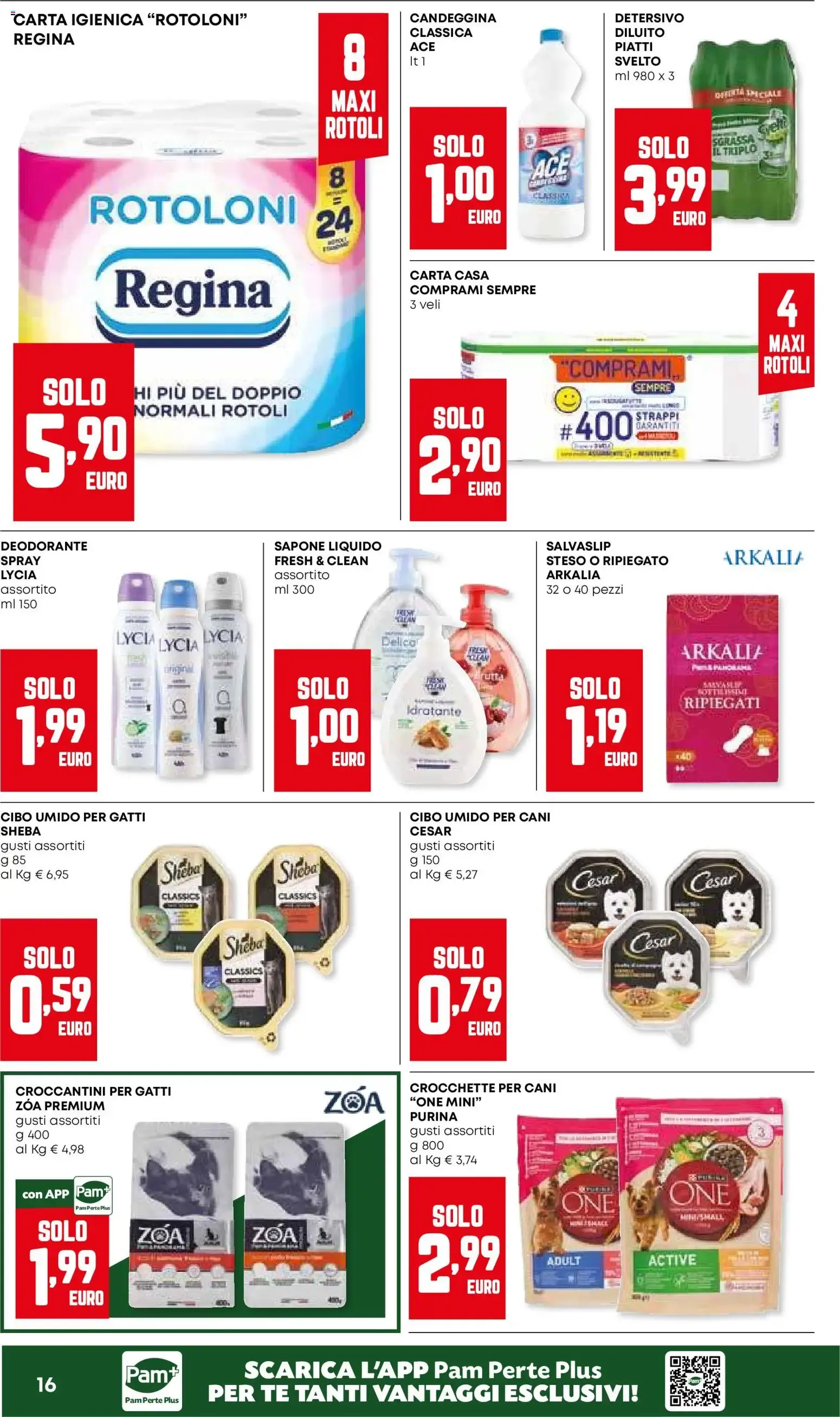 Volantino Pam Panorama: Tante Offerte a 1, 2, 3 Euro da 18 giugno a 1 luglio di 2026 - Pagina del volantino 16