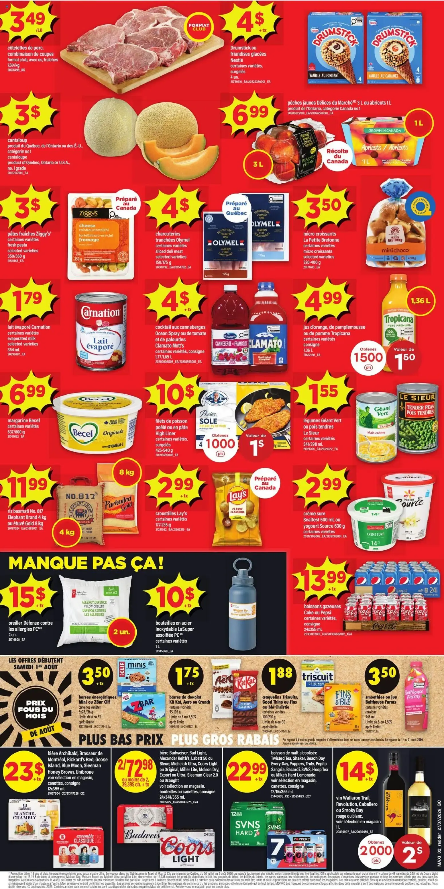 Maxi weekly flyer / circulaire from Jul 30, 2026 > weekly specials & deals from July 30 to August 5 2026 - flyer page 2