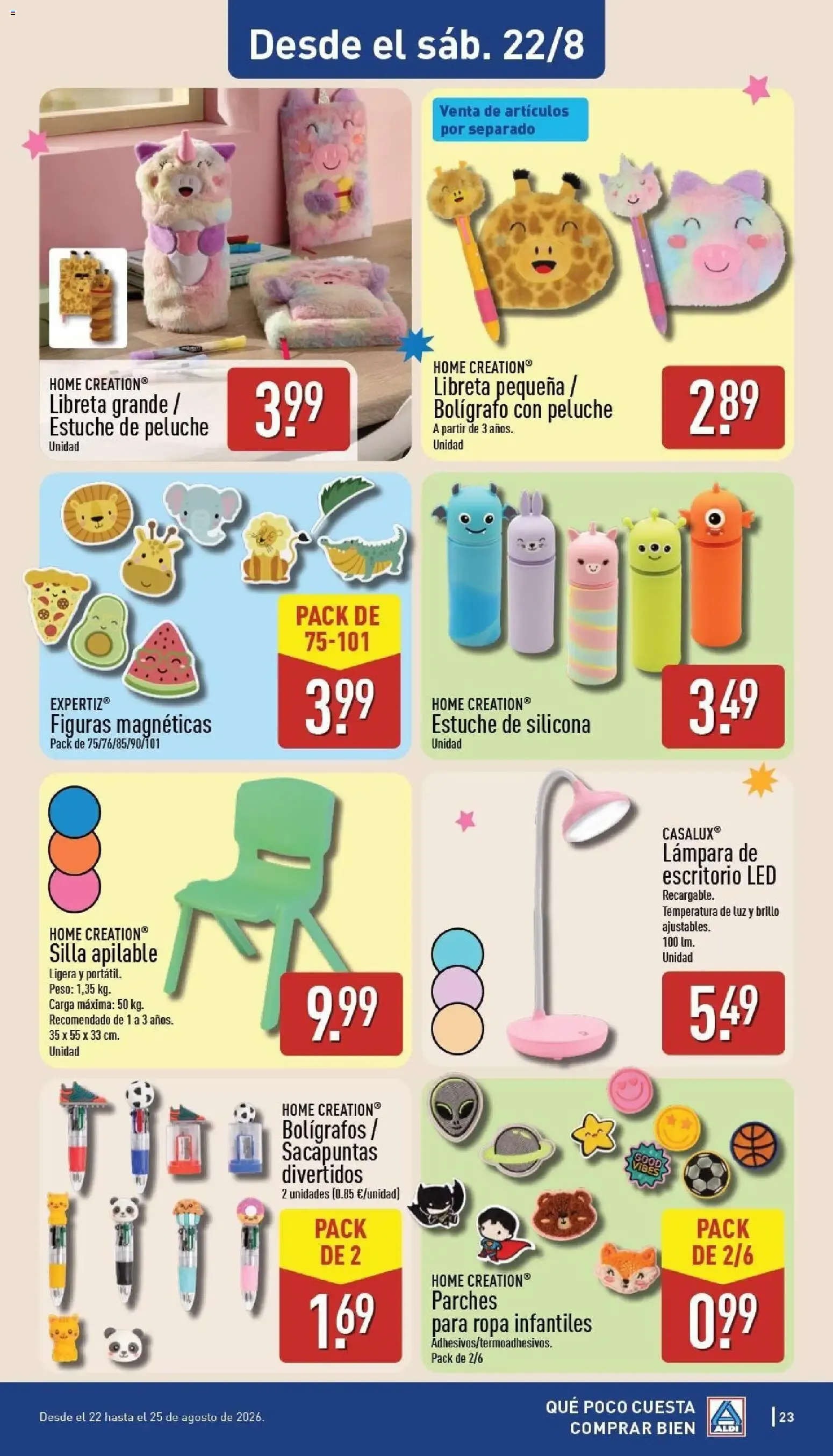 Catálogo de Aldi: Frescura a precios para tirarse a la piscina 17 de agosto al 23 de agosto 2026 - Página 23