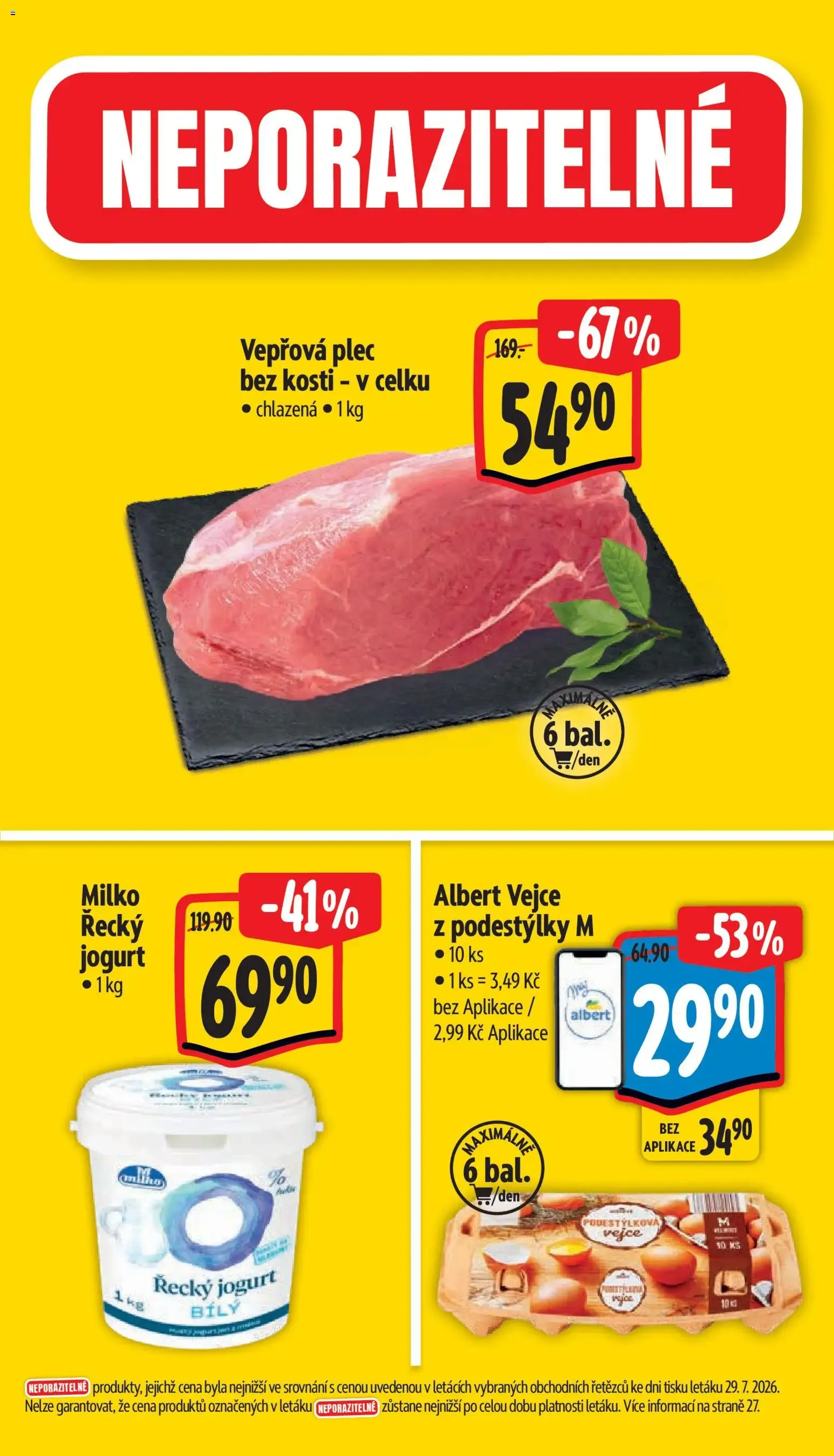 Albert leták - Hypermarket - Vestec od 05.08.2026 - Akční leták - 5. srpna 11. srpna 2026 - Page 3