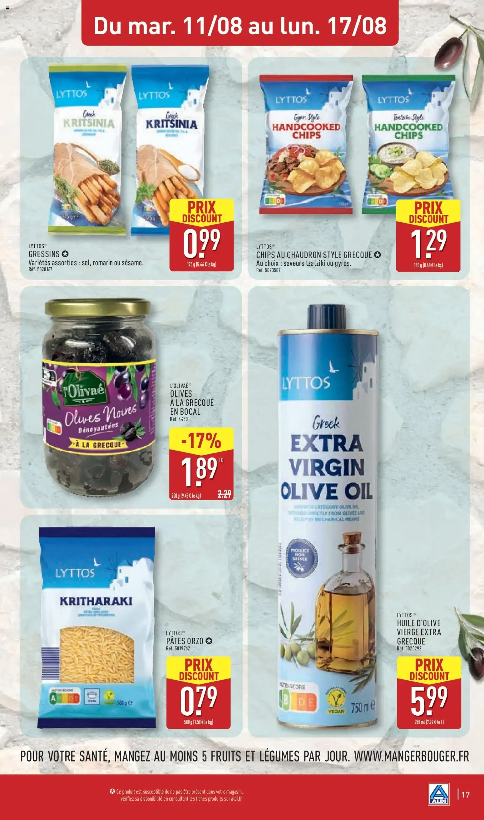 Catálogo de ofertas Aldi del 11 al 17 de agosto du 11 août au 17 août 2026 - Catalogue page 19