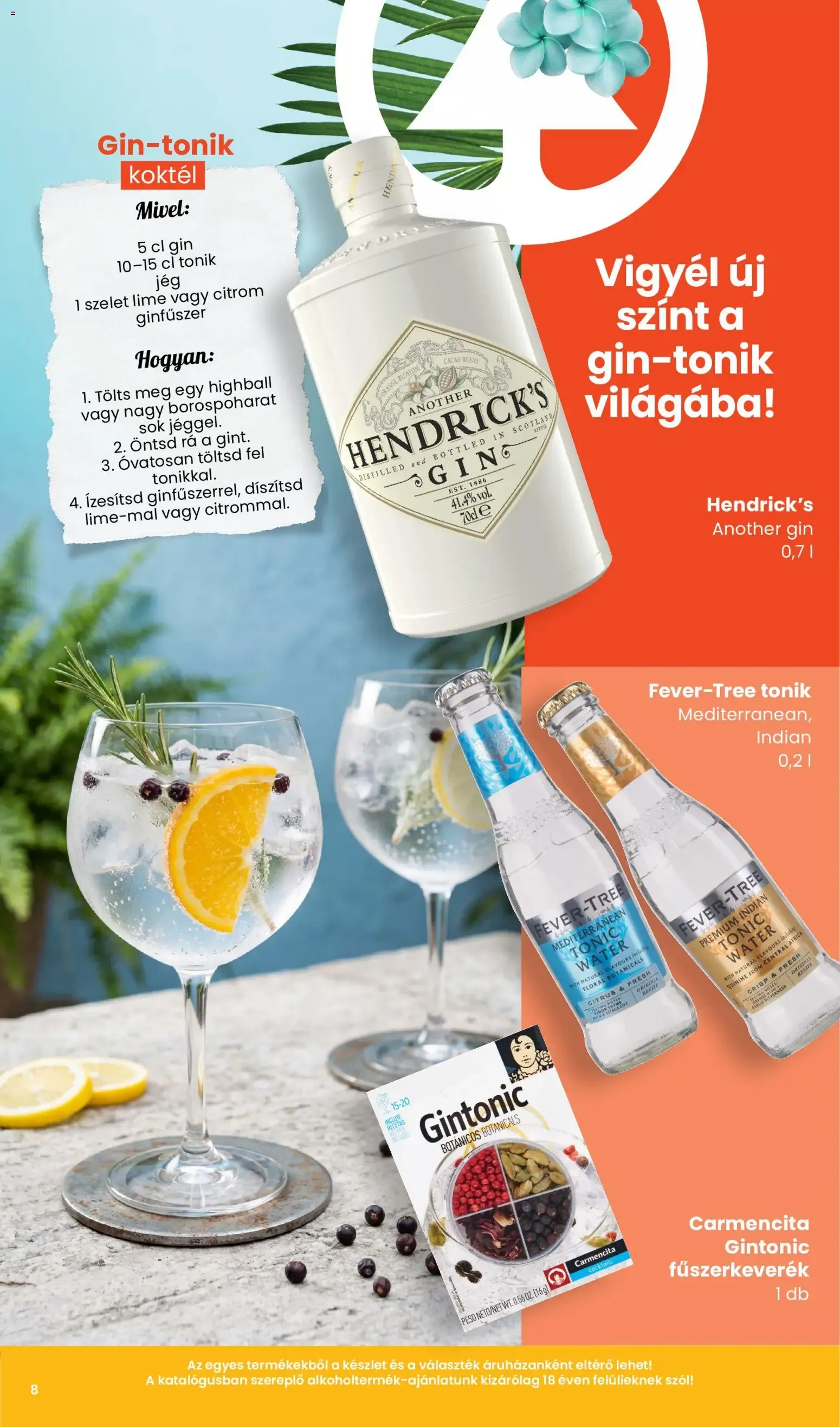 Katalógus SPAR INTERSPAR Koktél katalógus június 25.-tól augusztus 31.-ig 2026. - Oldal 8