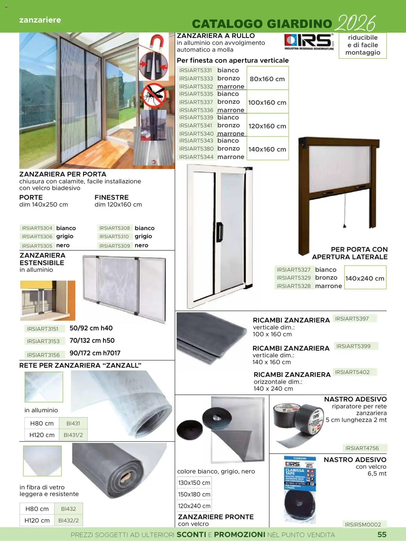 La Prealpina Catalogo Giardino Speciale Ventilazione Zanzariere 2026 da 8 giugno a 10 agosto di 2026 - Pagina del volantino 9