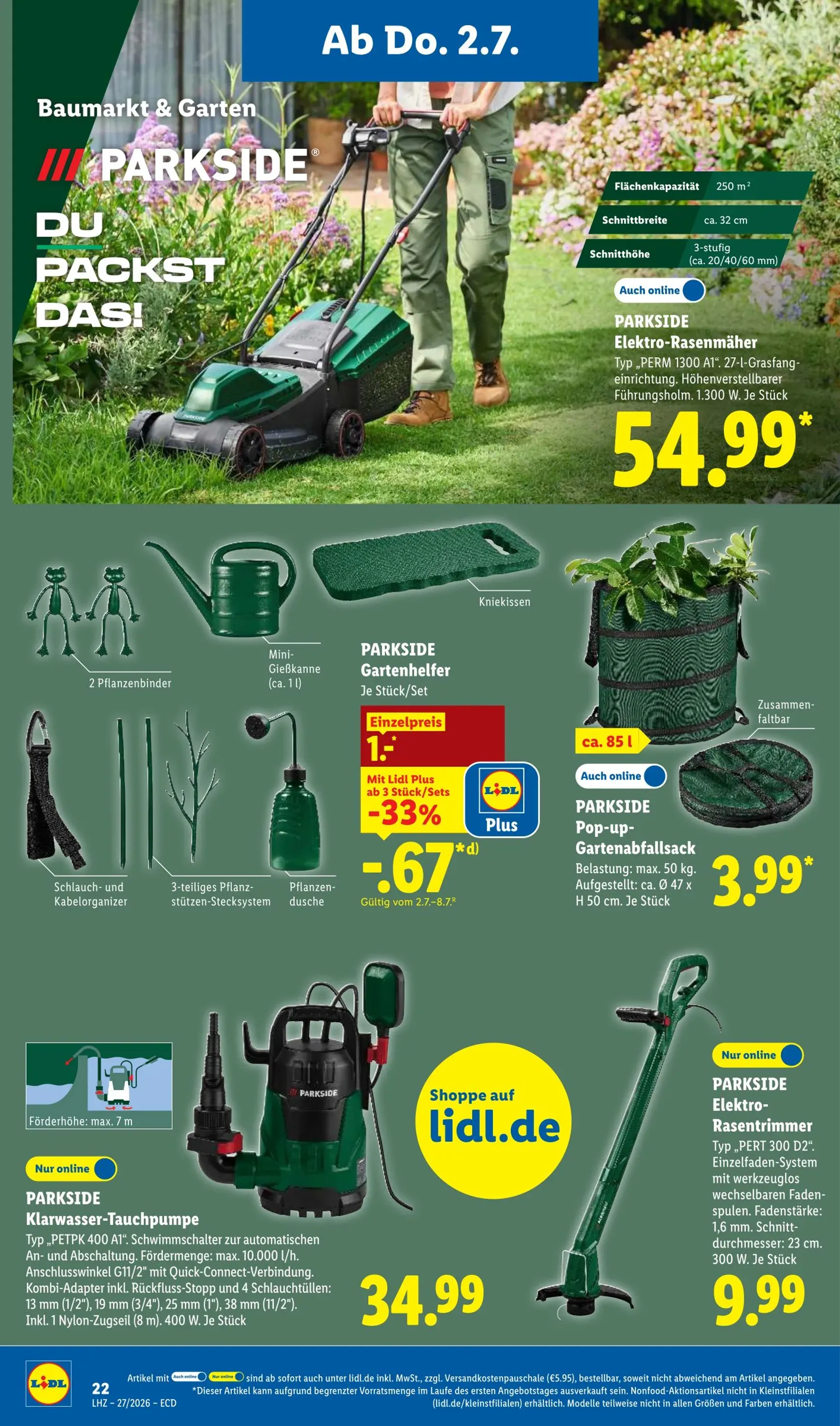 Lidl - Angebot der Woche Prospekt – von Montag 29.06.2026 bis Samstag 04.07.2026 von 29. Juni bis 4. Juli 2026 - Prospekt seite 18