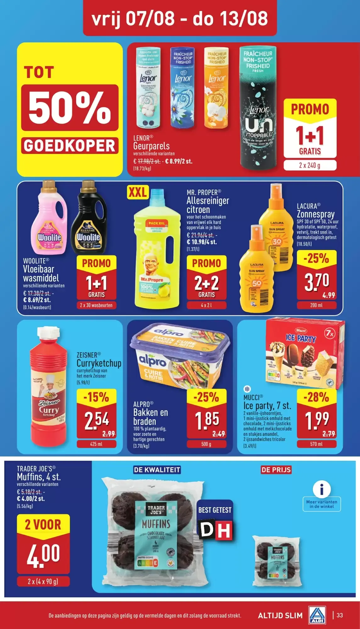 ALDI Folder van ma 03/08 t.e.m. zat 08/08 van 3 augustus tot 8 augustus 2026 - folder pagina 33
