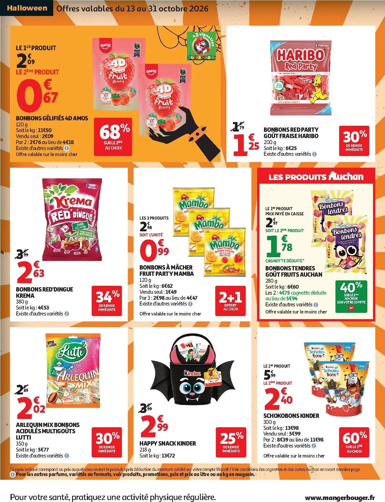 Le Grand Show d'Halloween - Auchan du 13 octobre au 25 octobre 2026 - Catalogue page 4