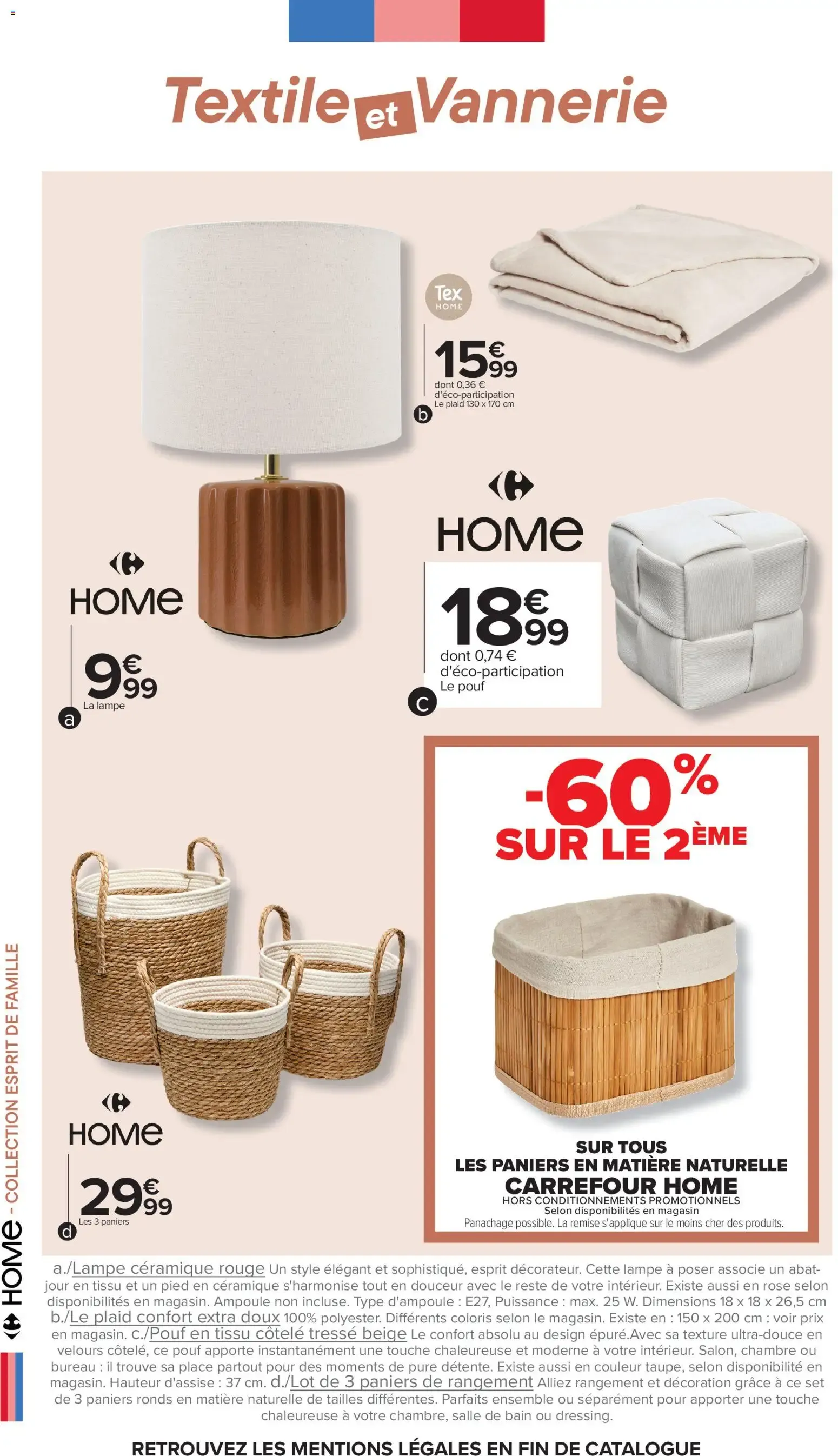 Carrefour Des idées déco pour tous les styles à partir du 29/09/2026 - promo en ligne du 29 septembre au 12 octobre 2026 - Catalogue page 14