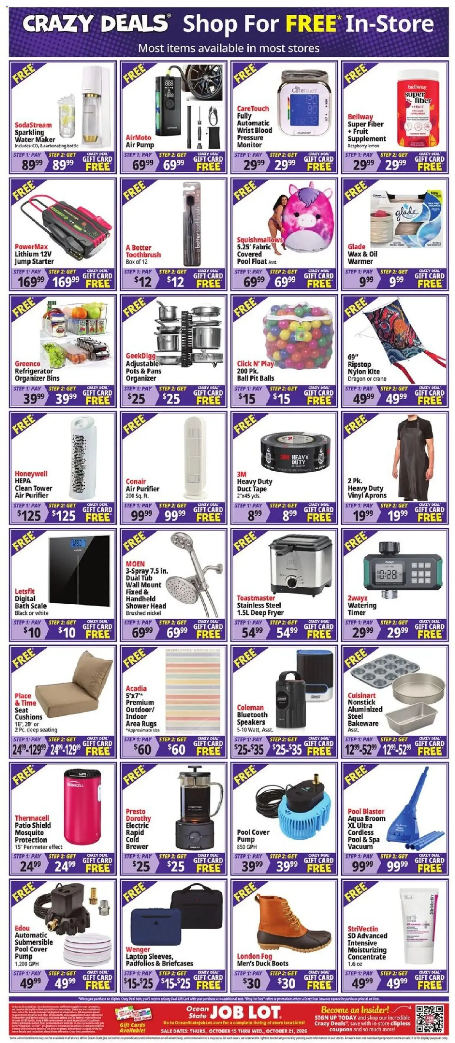 Weekly ad Ocean State Job Lot Weekly Ad (10/15 - 10/21 2026) - Flyer from October 15 to October 21 2026 - Page 18