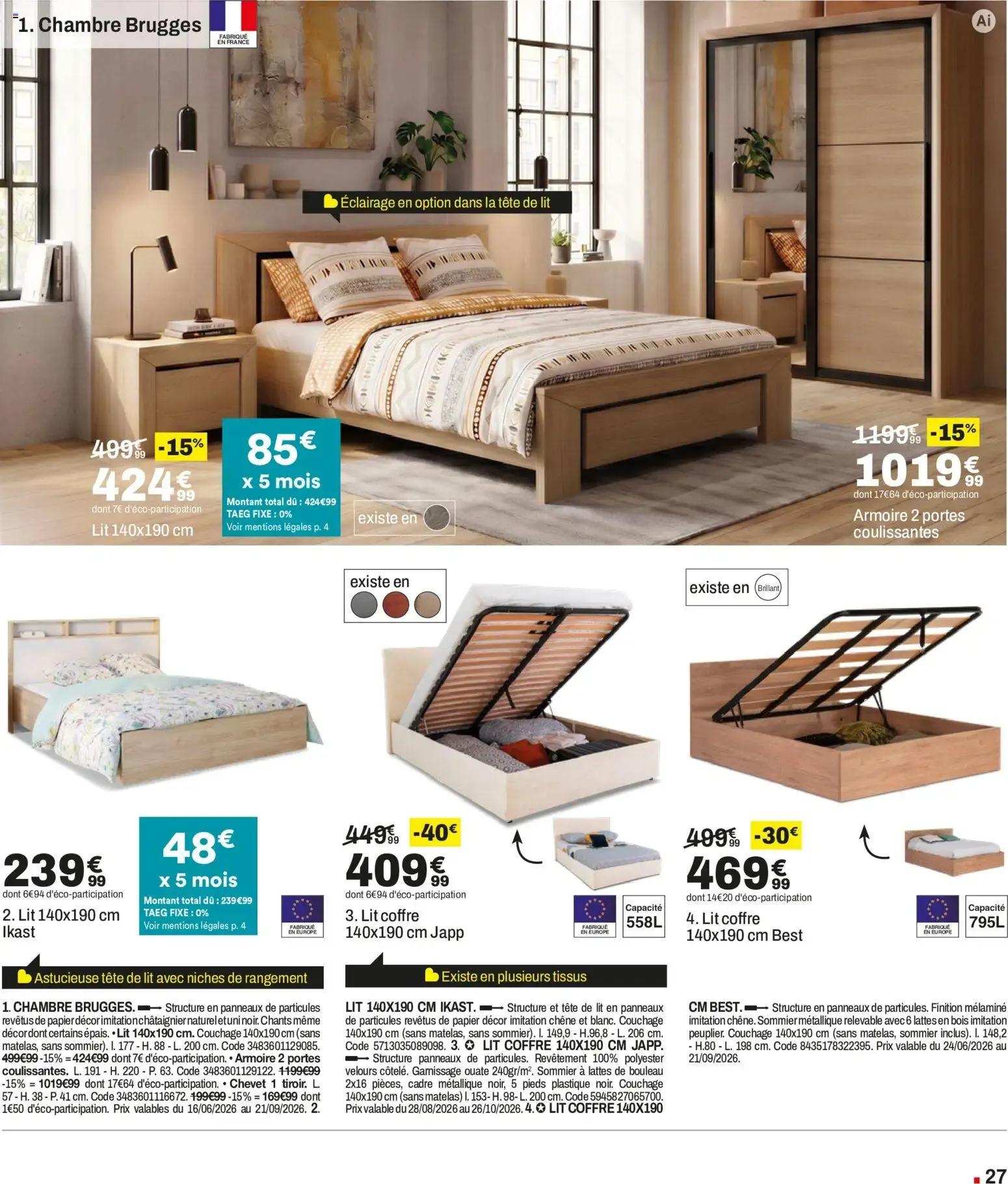 BUT Grand Destockage de Rentrée du 28 août au 21 septembre 2026 - Catalogue page 27